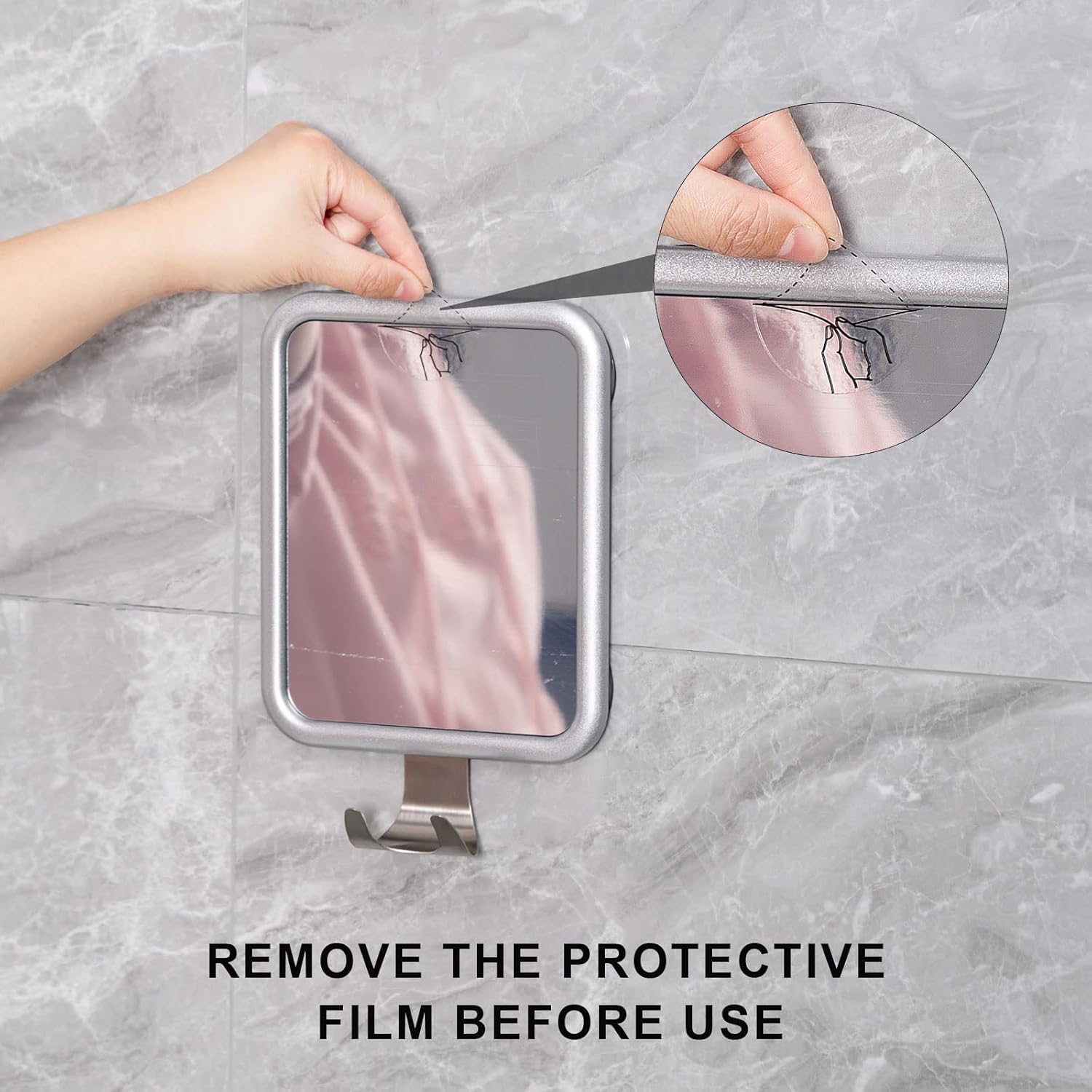 Ettori Shower Mirror Fogless
