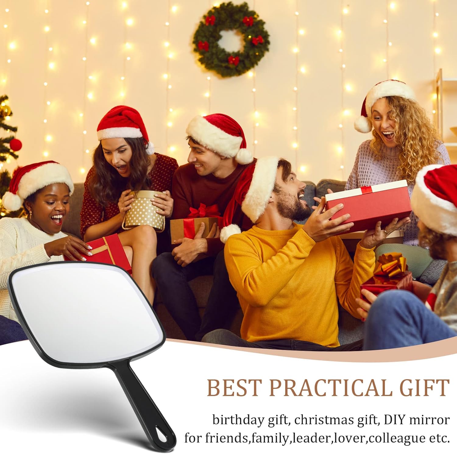 12-Piece Handheld Hand Mirror Set
