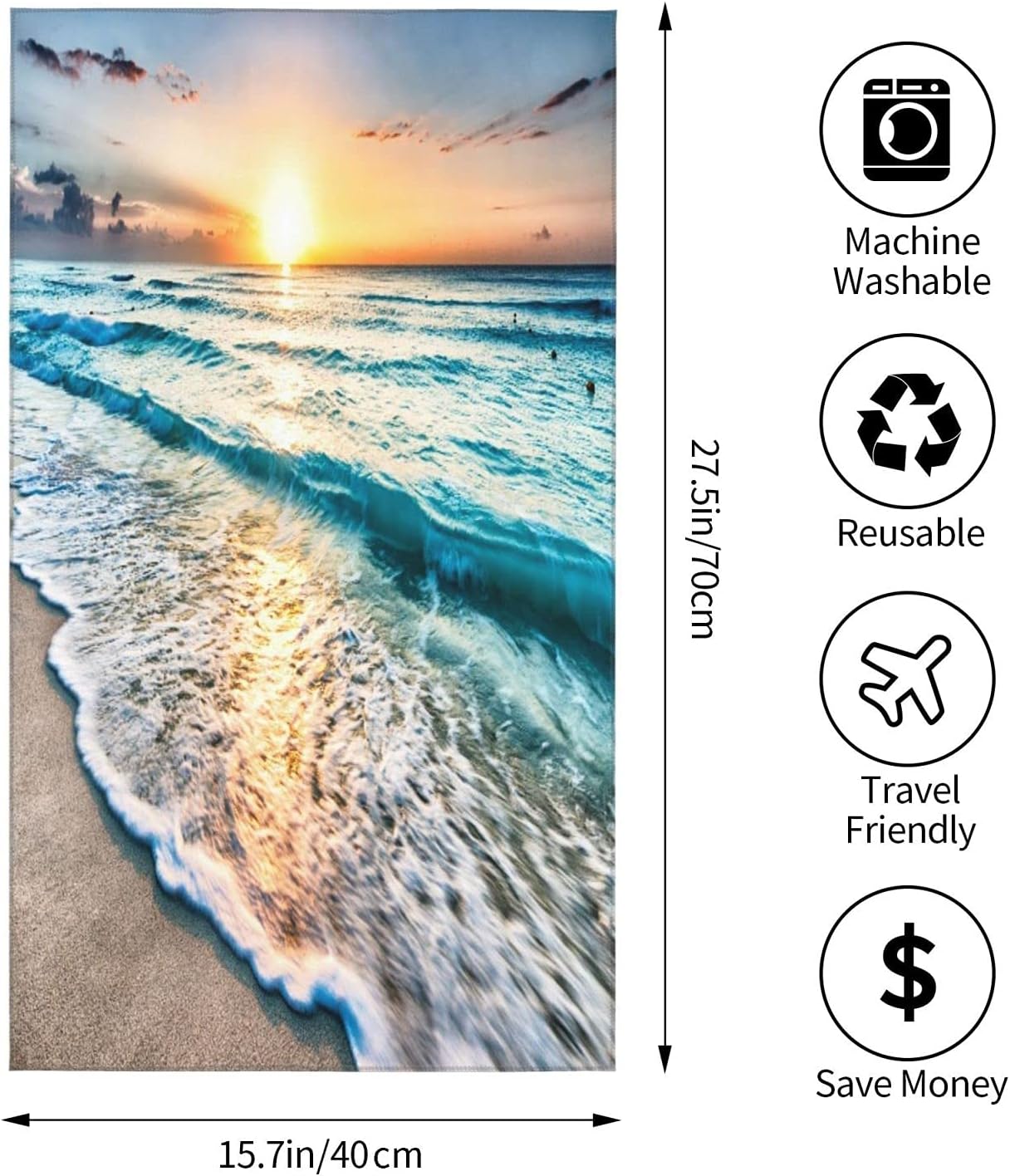 Coasa Beach Towels Set of 2
