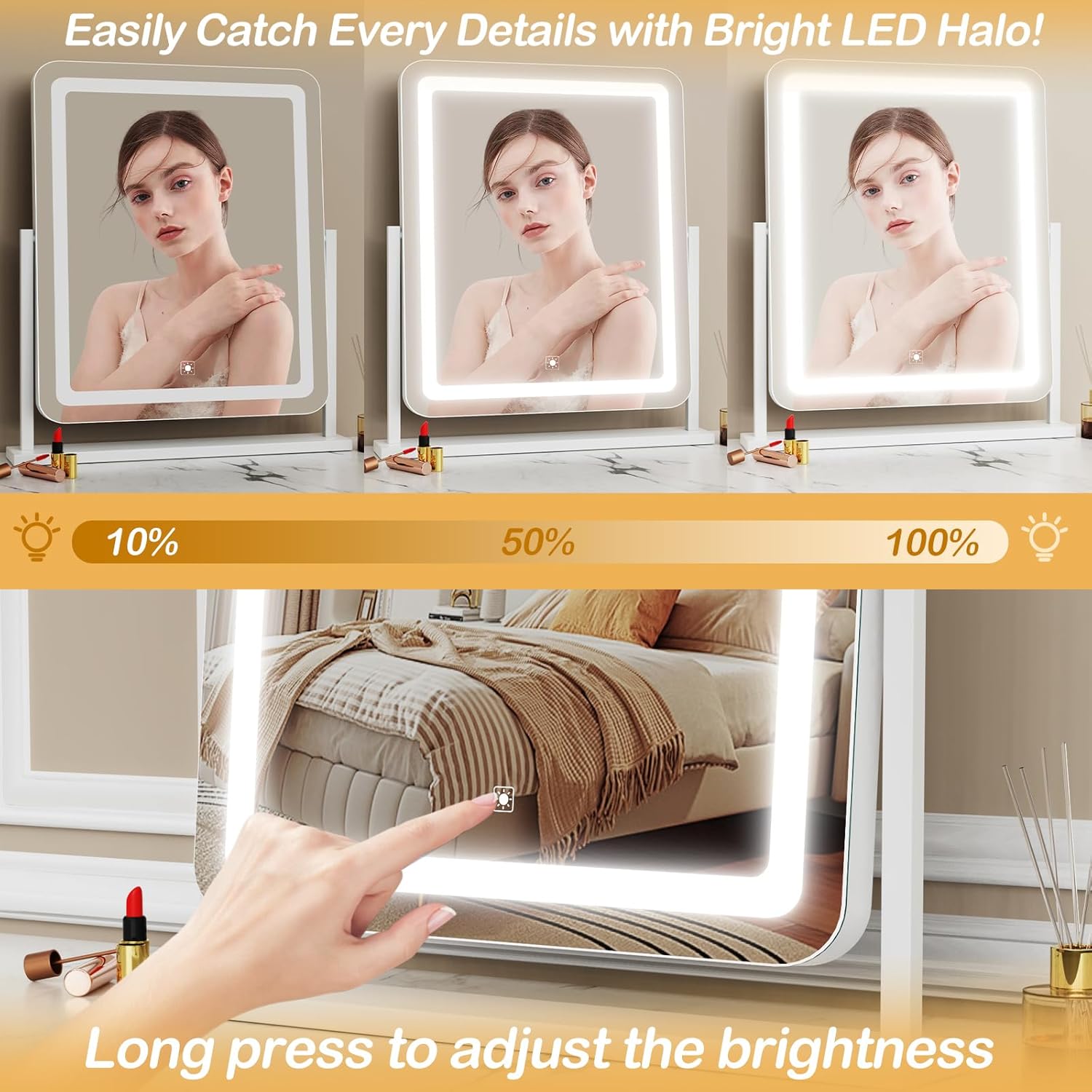 152 inch makeup mirror