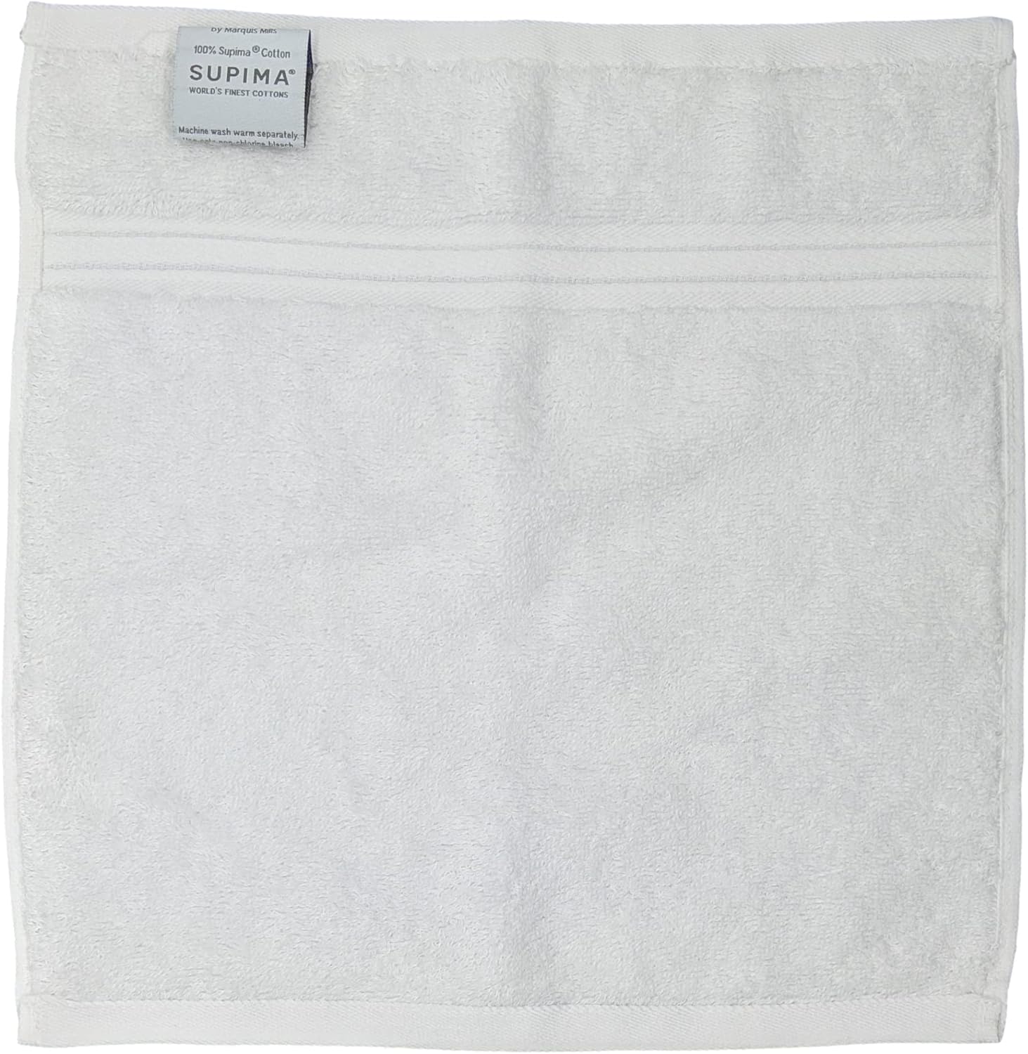 Set of 36 White Washcloths 14x14 Embrace Collection
