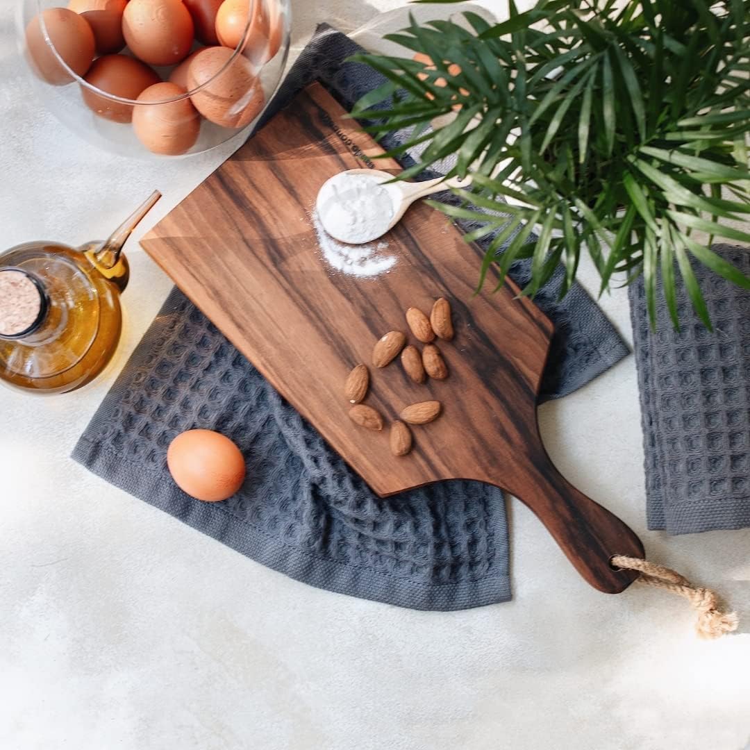 Modern 100 Turkish Cotton Waffle Washcloth Set