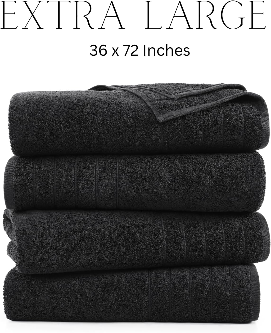 Casa Platino Bath Sheet Towels Set Ultra-Soft 36x72