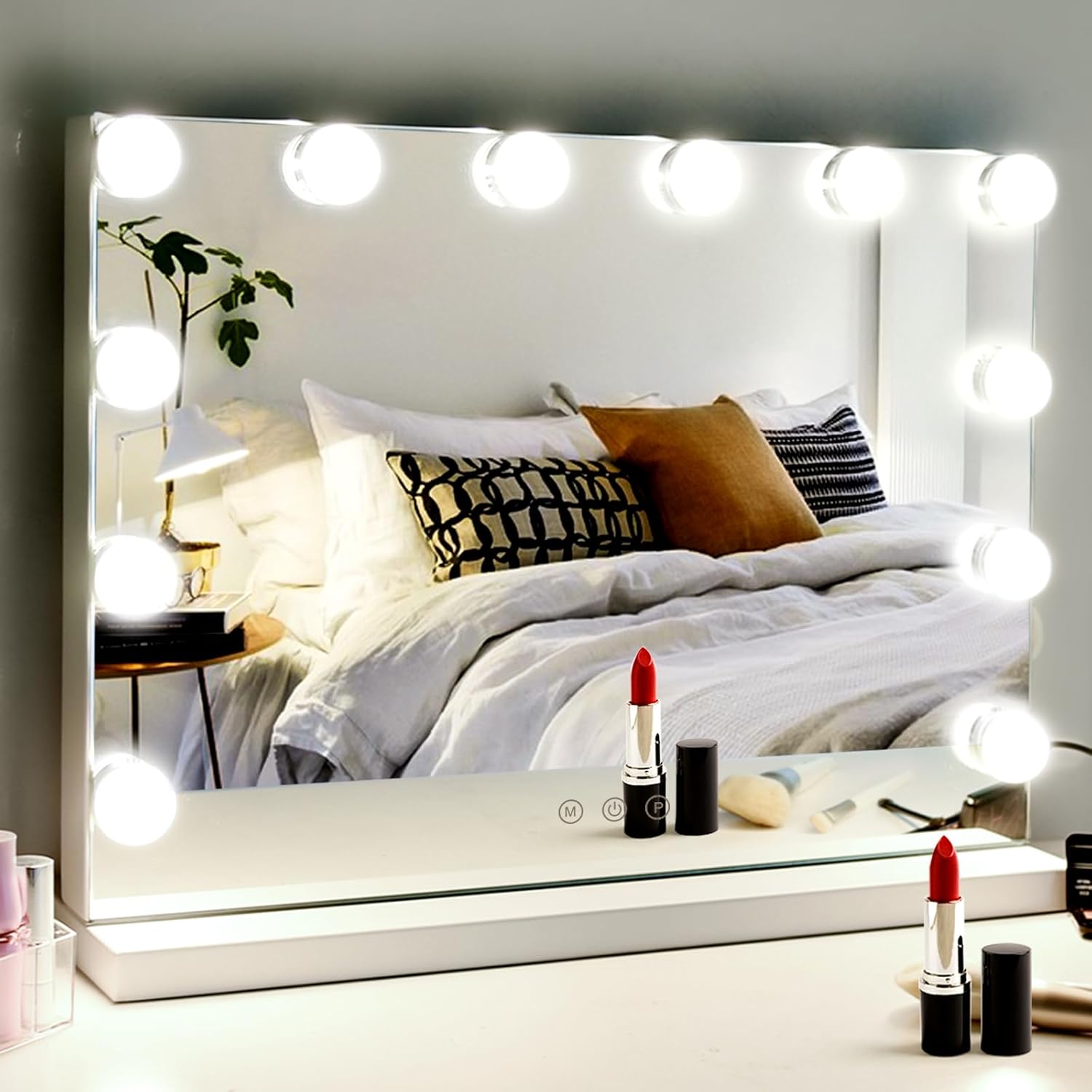 Seamless Vanity Mirror Perfect for Makeup on the Go