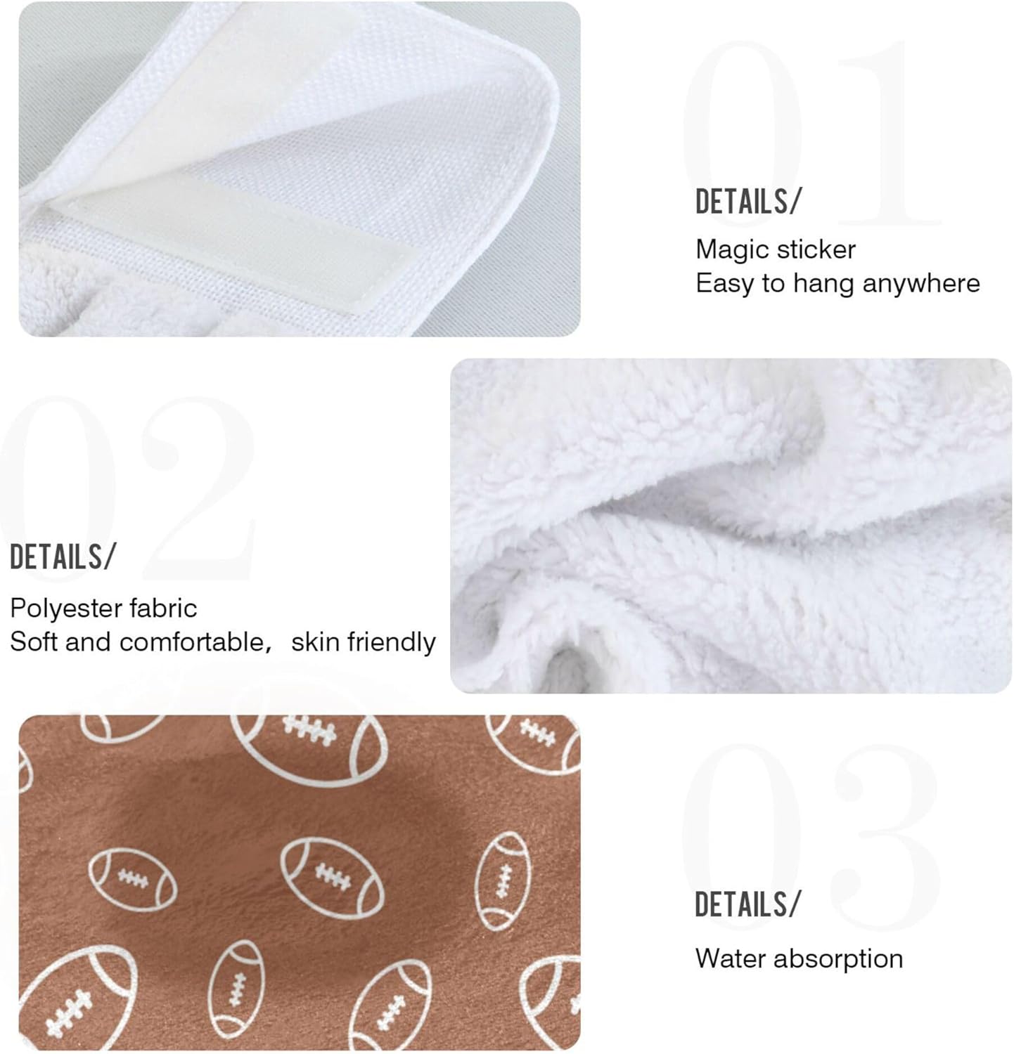 Fast-Dry Coral Fleece Towels Set of 2