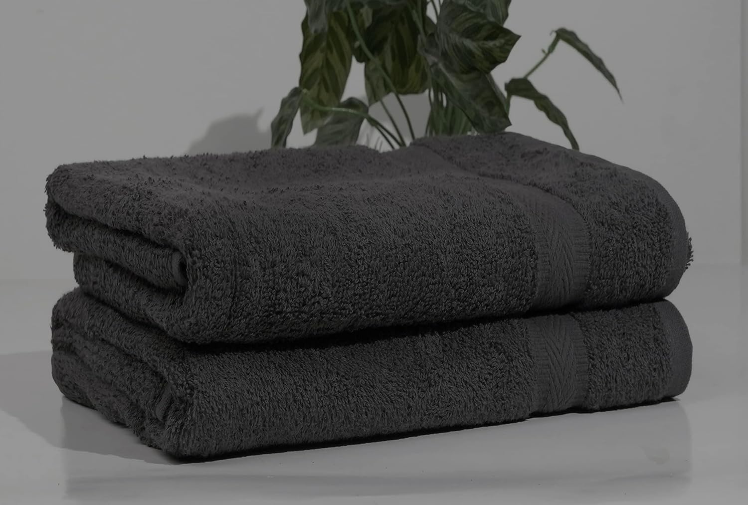 6-Piece Premium Terry Bath Towels Soft Quick Dry