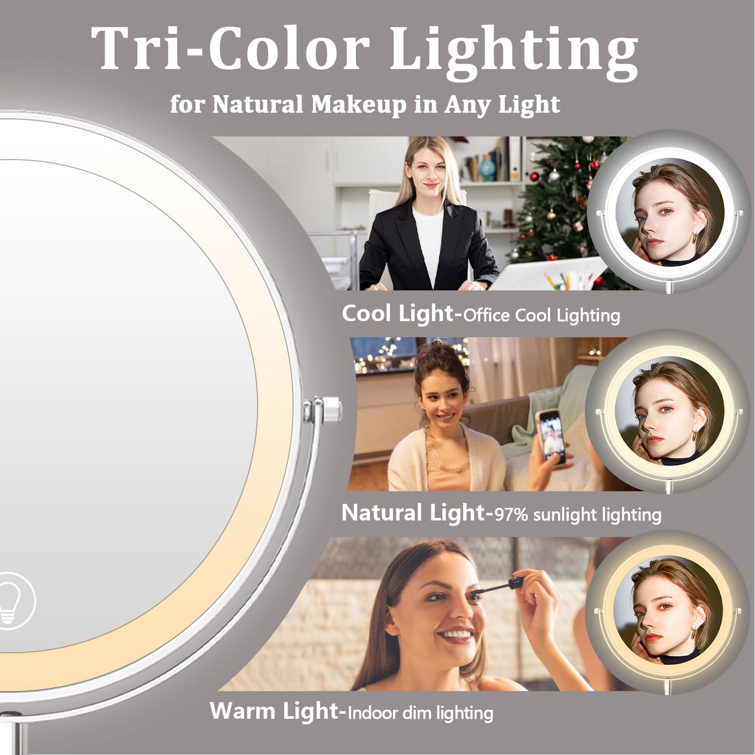 Zhuothan Vanity Mirror with Lights