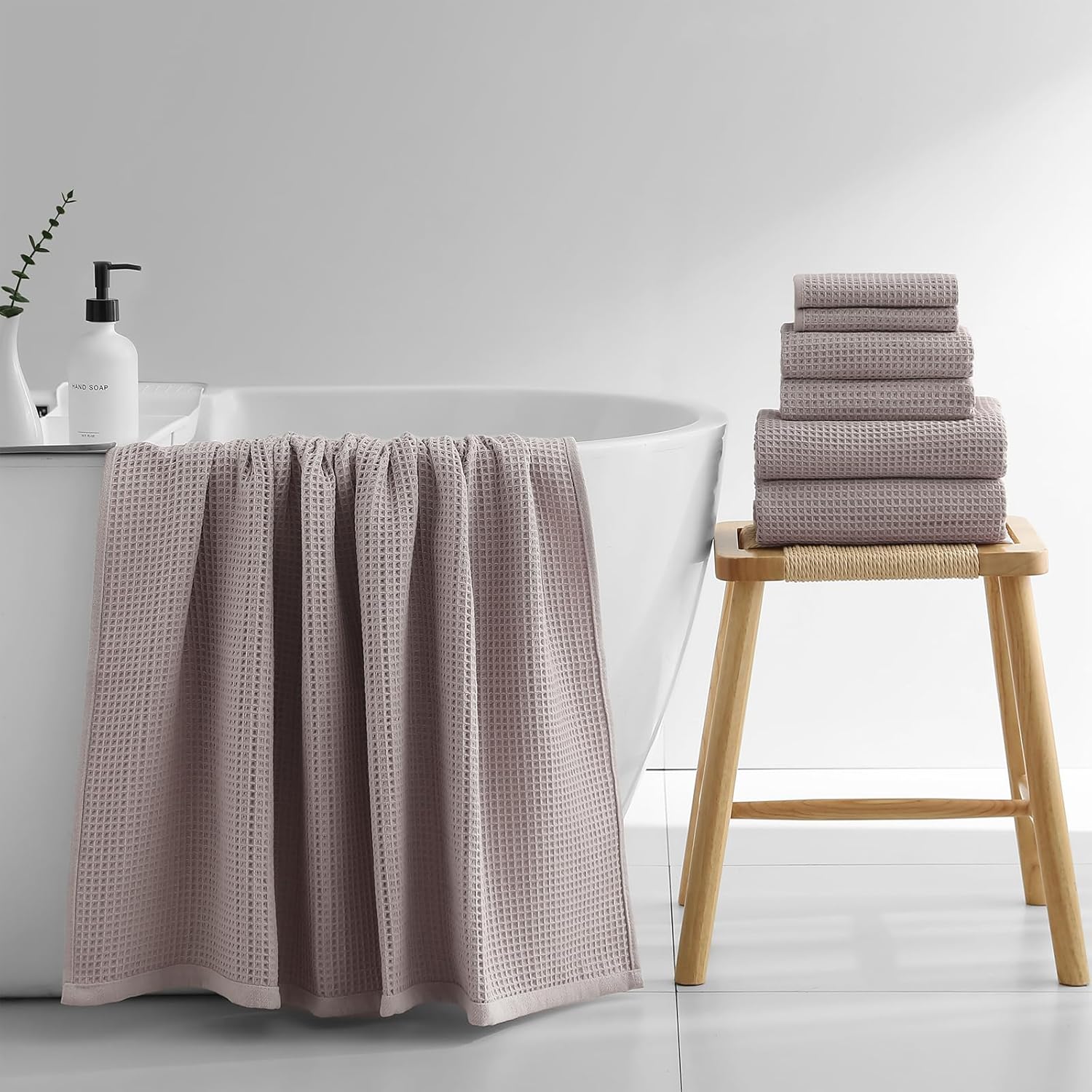 XIQ 40x80 Inch Oversized Bath Sheets 6PCS Set