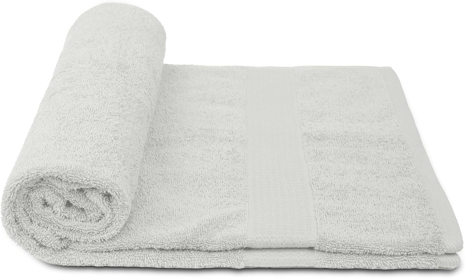 Zuperia Premium 100 Cotton Lightweight Absorbent 30x60-inch 4-Pack Cloud Grey