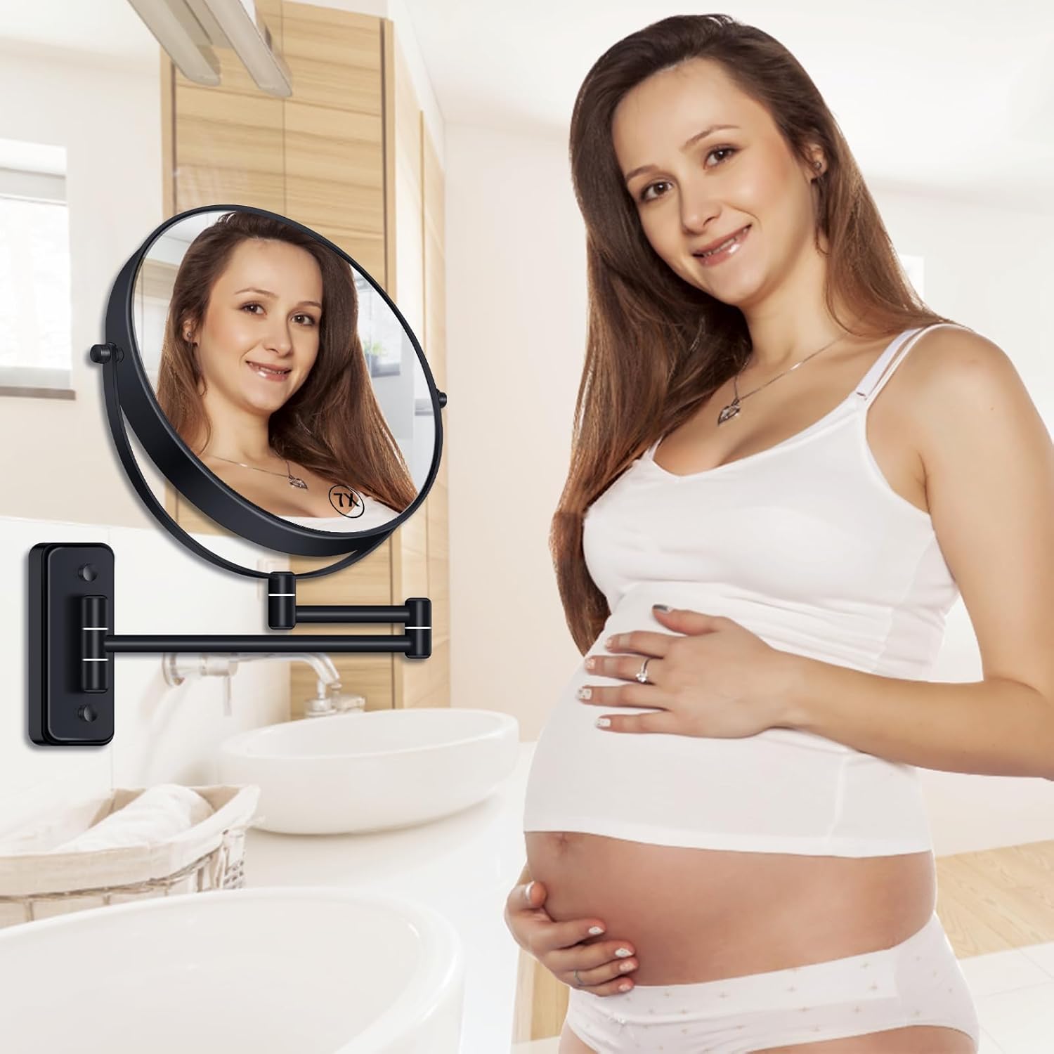 8-inch Wall-Mounted Magnifying Mirror