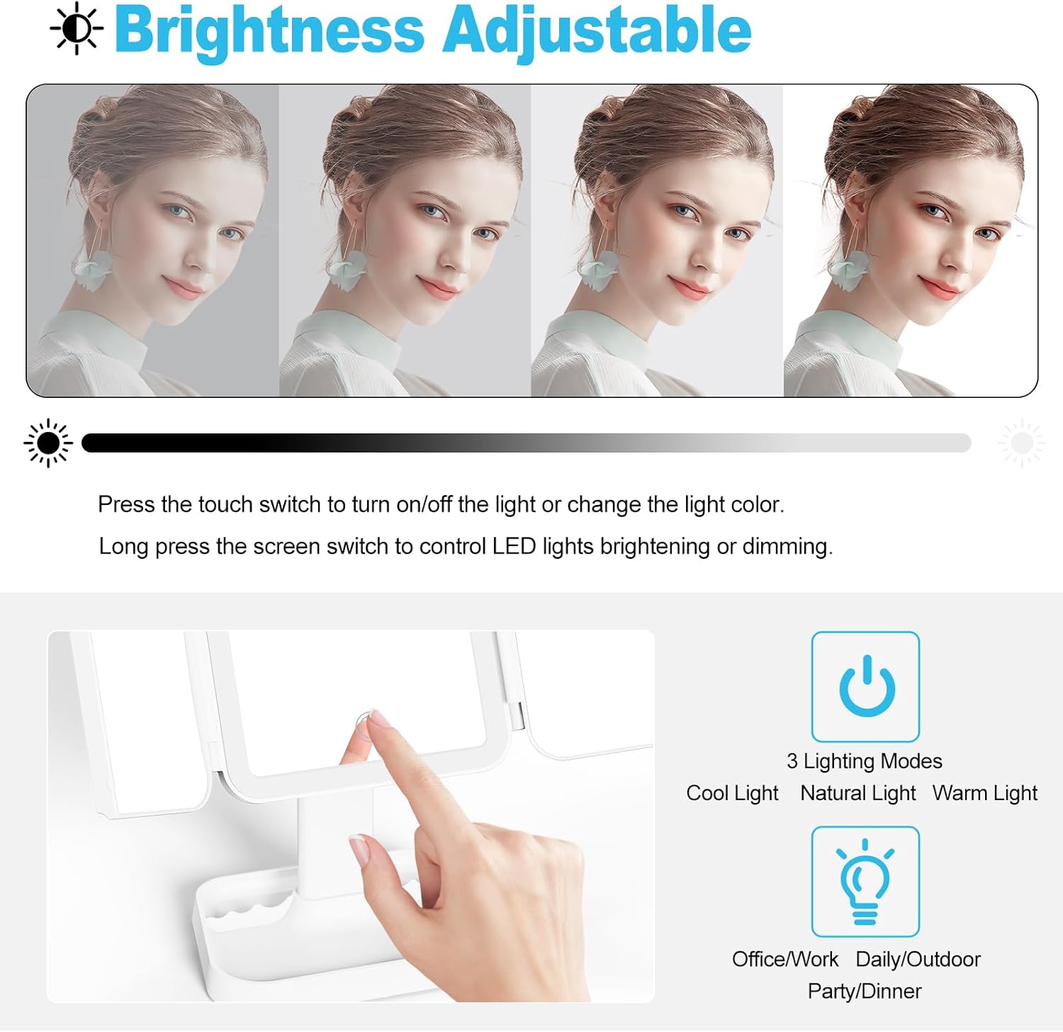 Travel-Friendly Makeup Mirror