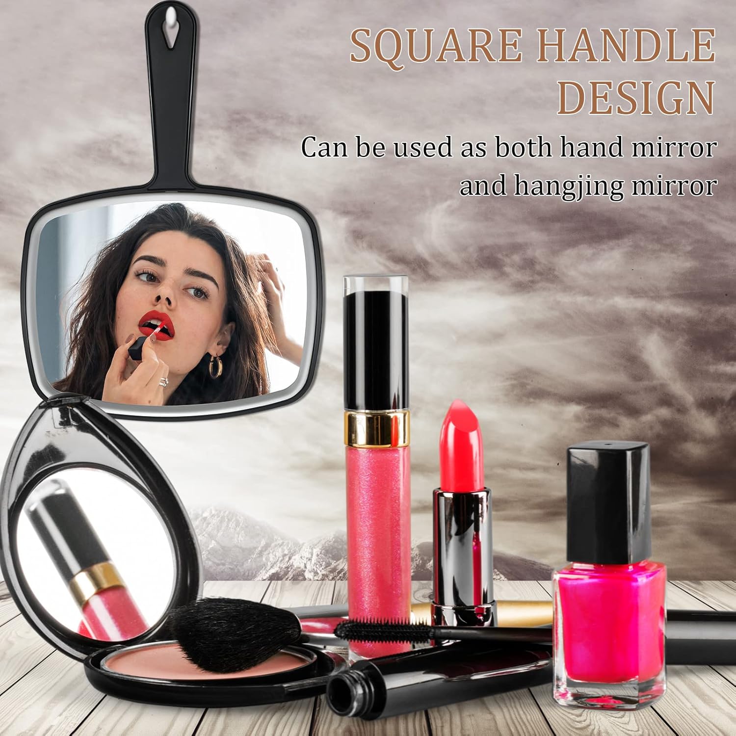 12-Piece Handheld Hand Mirror Set