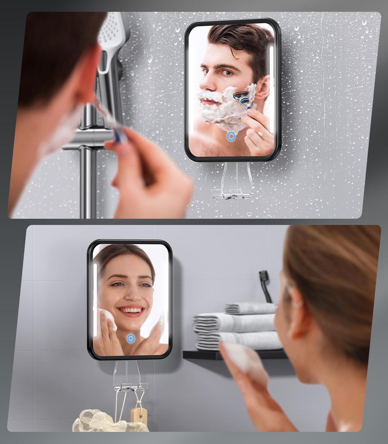 Gospire Heated Shower Mirror Smooth Grooming Experience