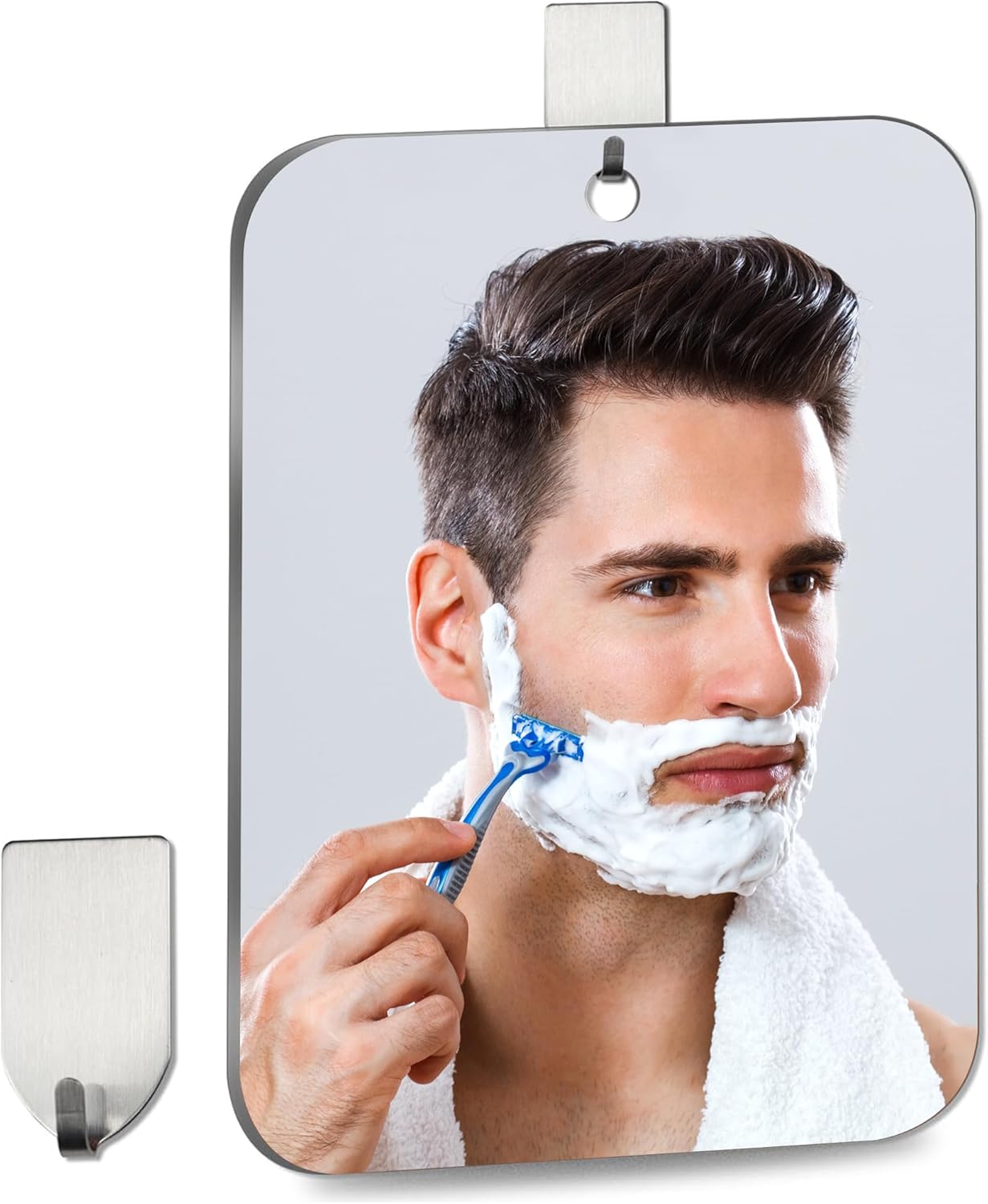 Plexiglass Anti-Fog Mirror for Shower Travel