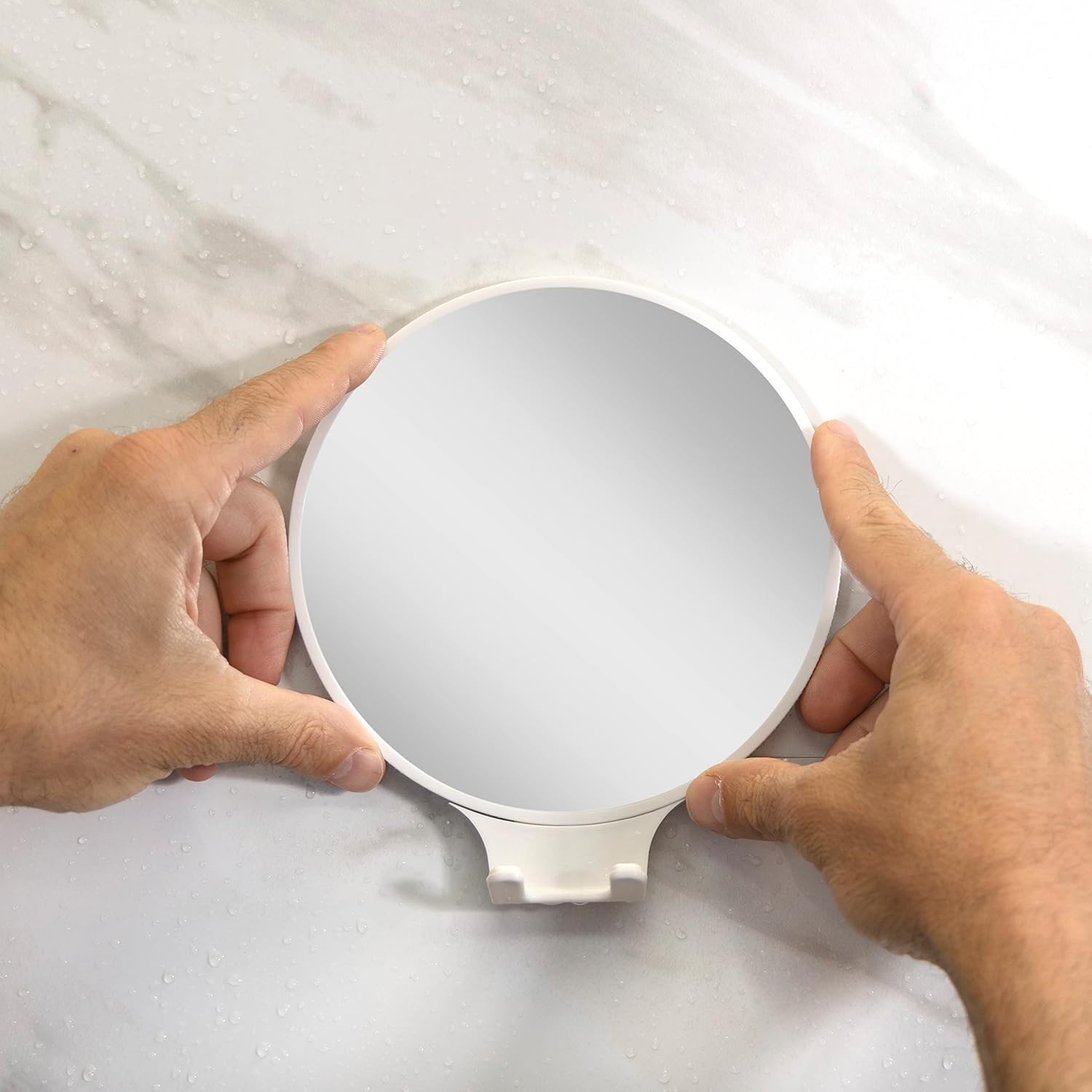 Zadro Shower Fogless Mirror with Razor Holder