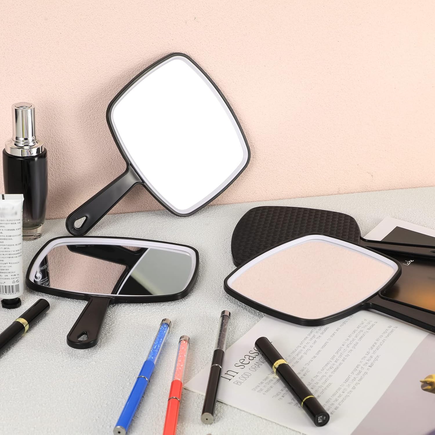 12-Piece Handheld Hand Mirror Set