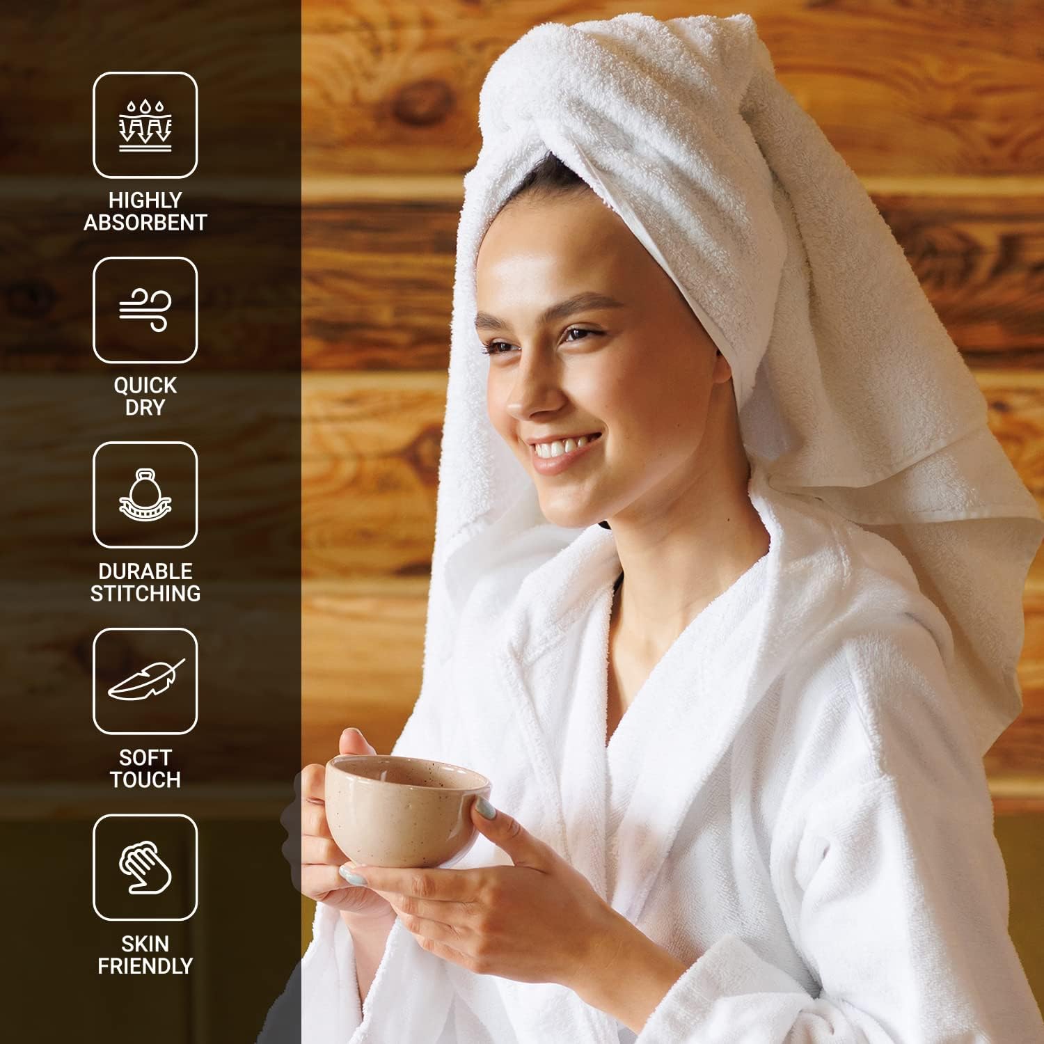 Luxury Cotton bath towel set