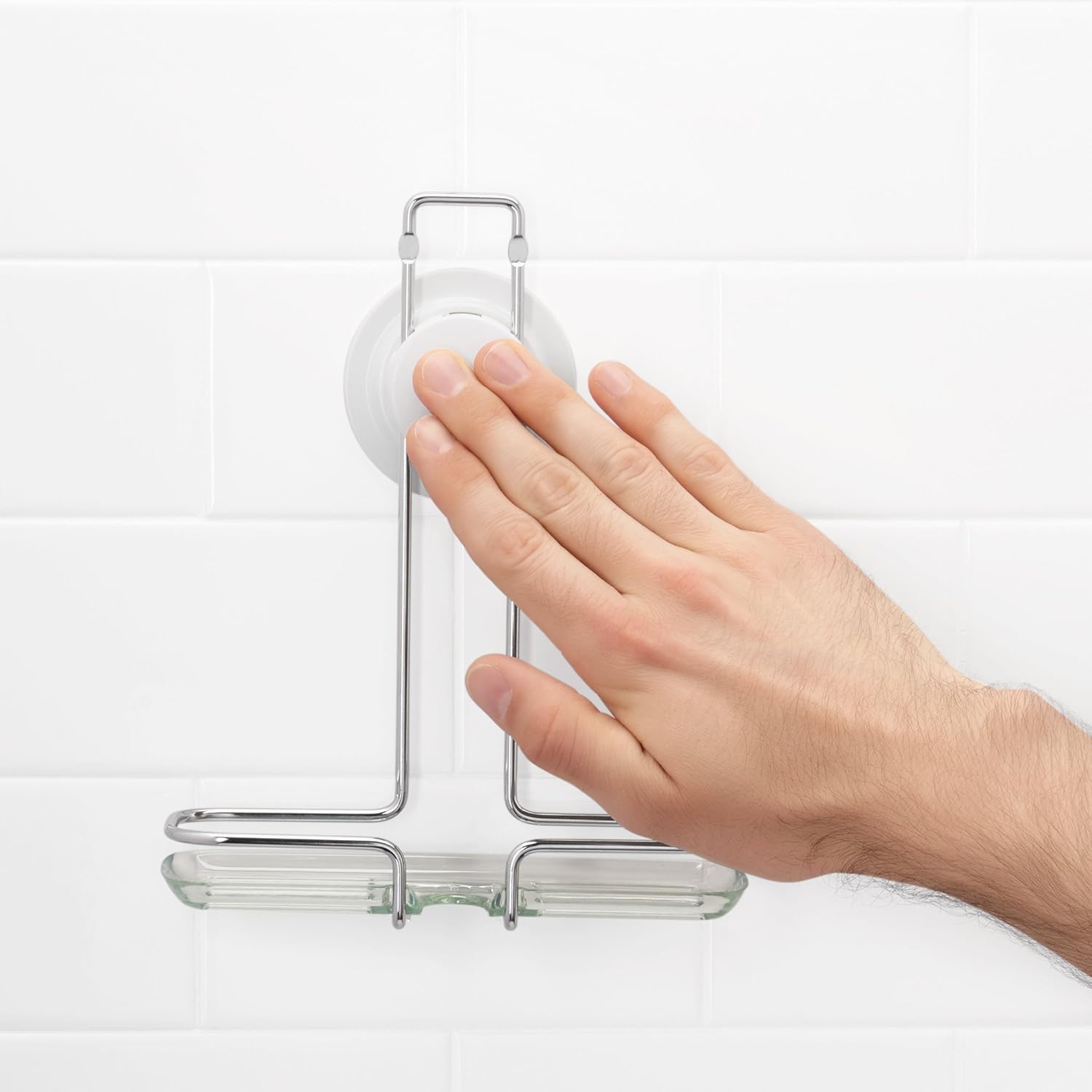 OXO Fogless Shower Mirror Chrome 68x25x10 Inch