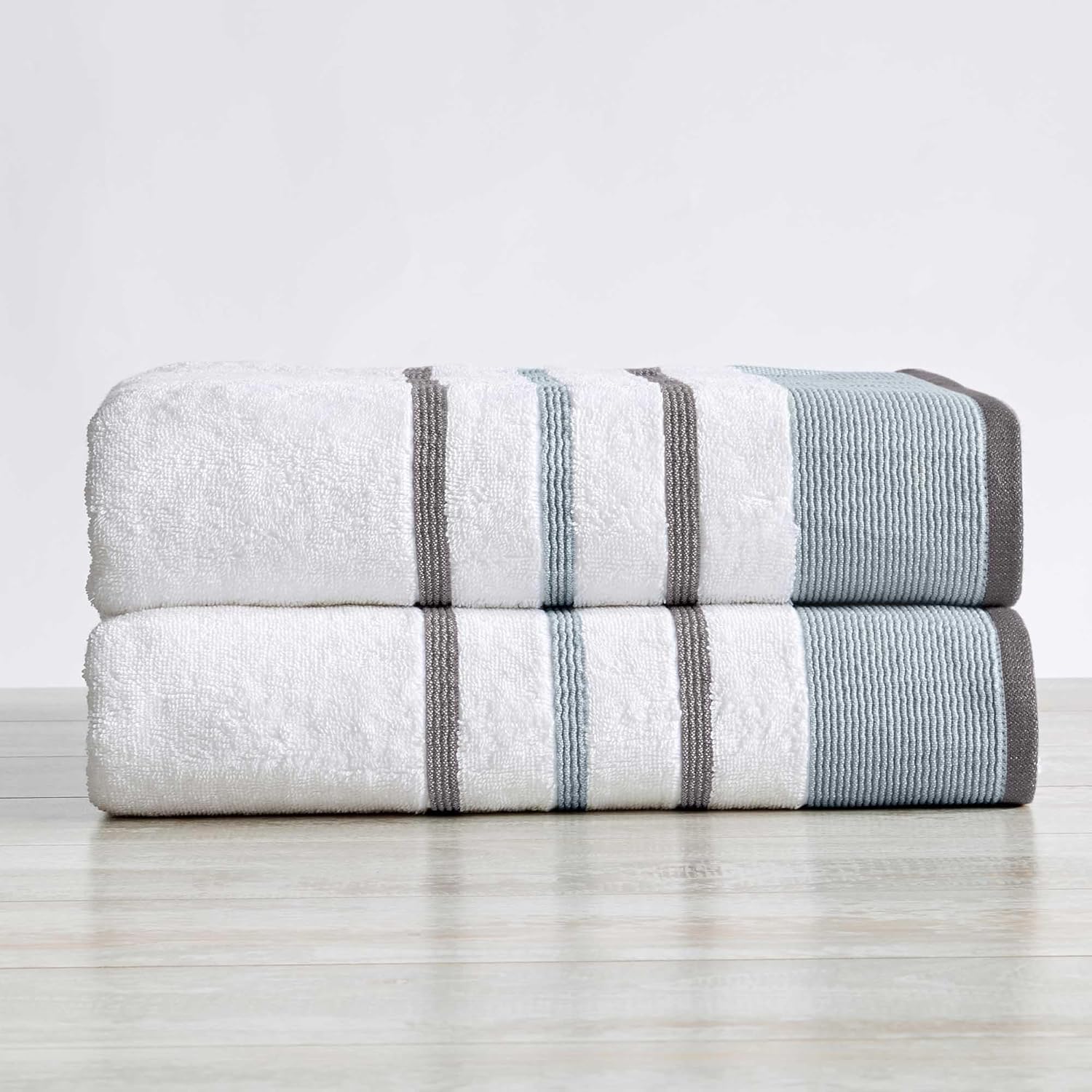 Luxurious Bath Towel Set with Eucalyptus Grey