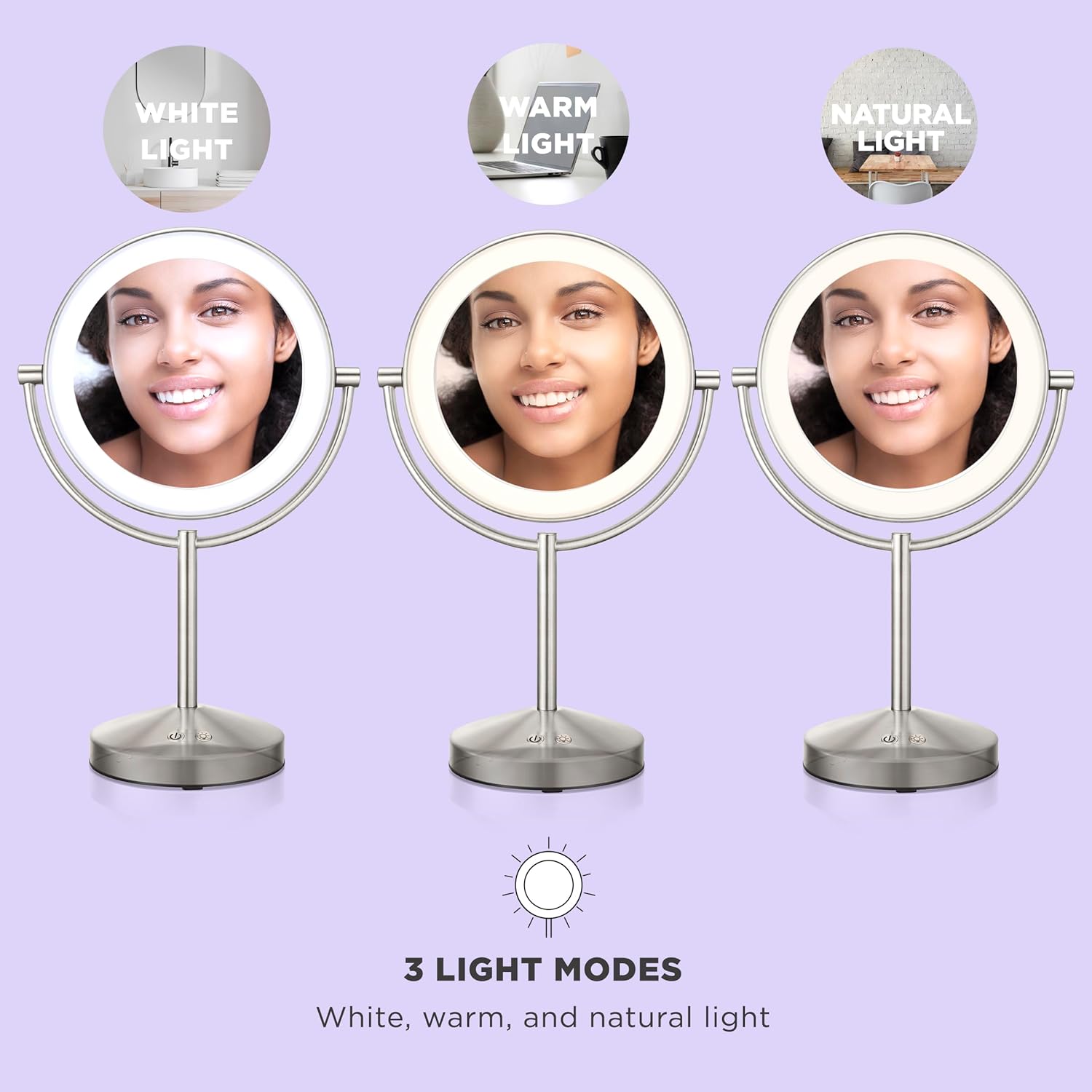 Conair Lighted Makeup Mirror LED Vanity Mirror