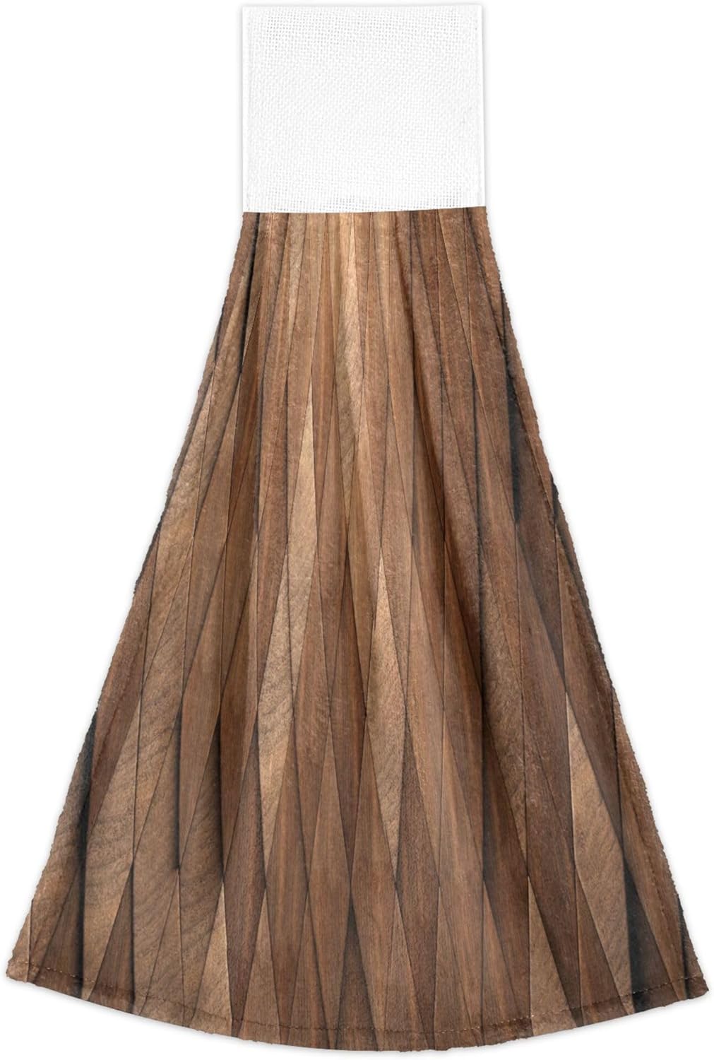 Durable Vertical Rhomb Wooden Towels for Kitchen Bathroom Use