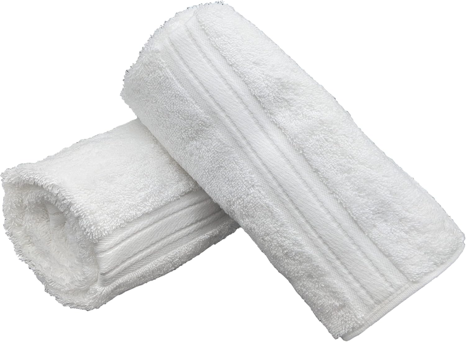 Set of 36 White Washcloths 14x14 Embrace Collection