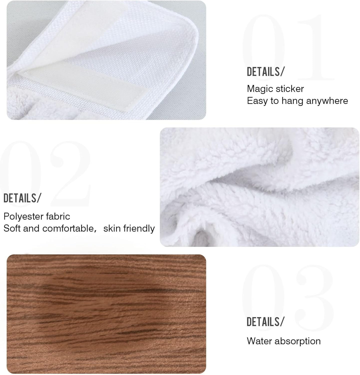 Vivid Kitchen Hand Towels with Absorbent Design