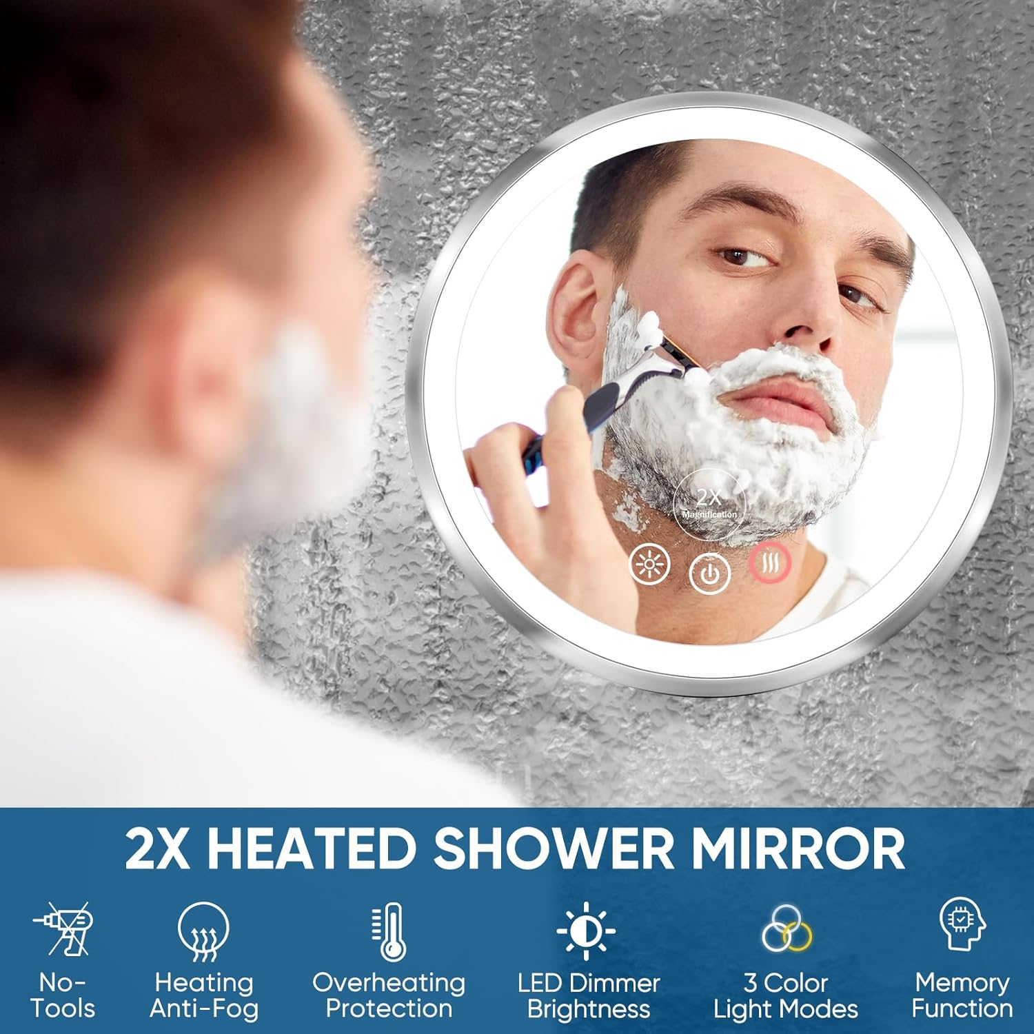 KEDSUM Ultimate Heated Shower Mirror