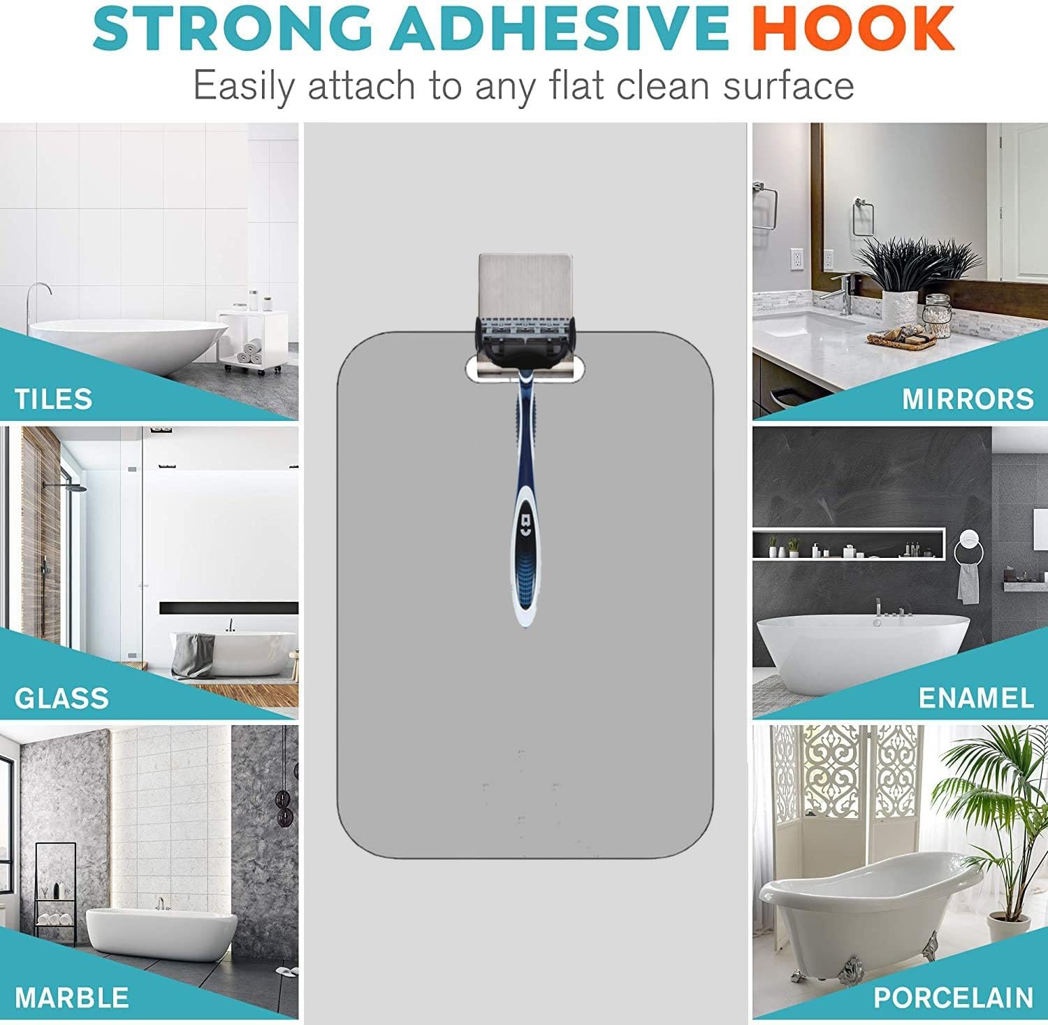 Premium Anti-Fog Mirror for Smooth Grooming