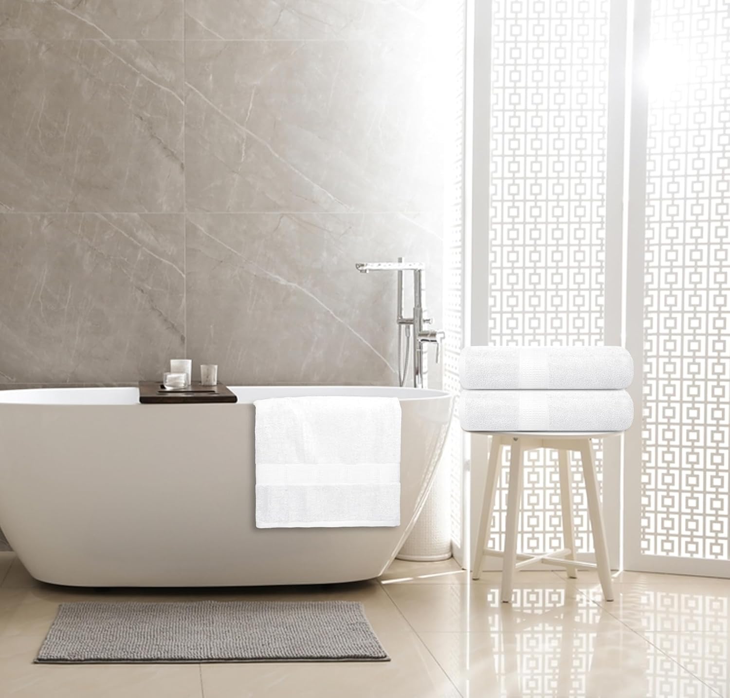 Zuperia Premium 100 Cotton Bath Towels