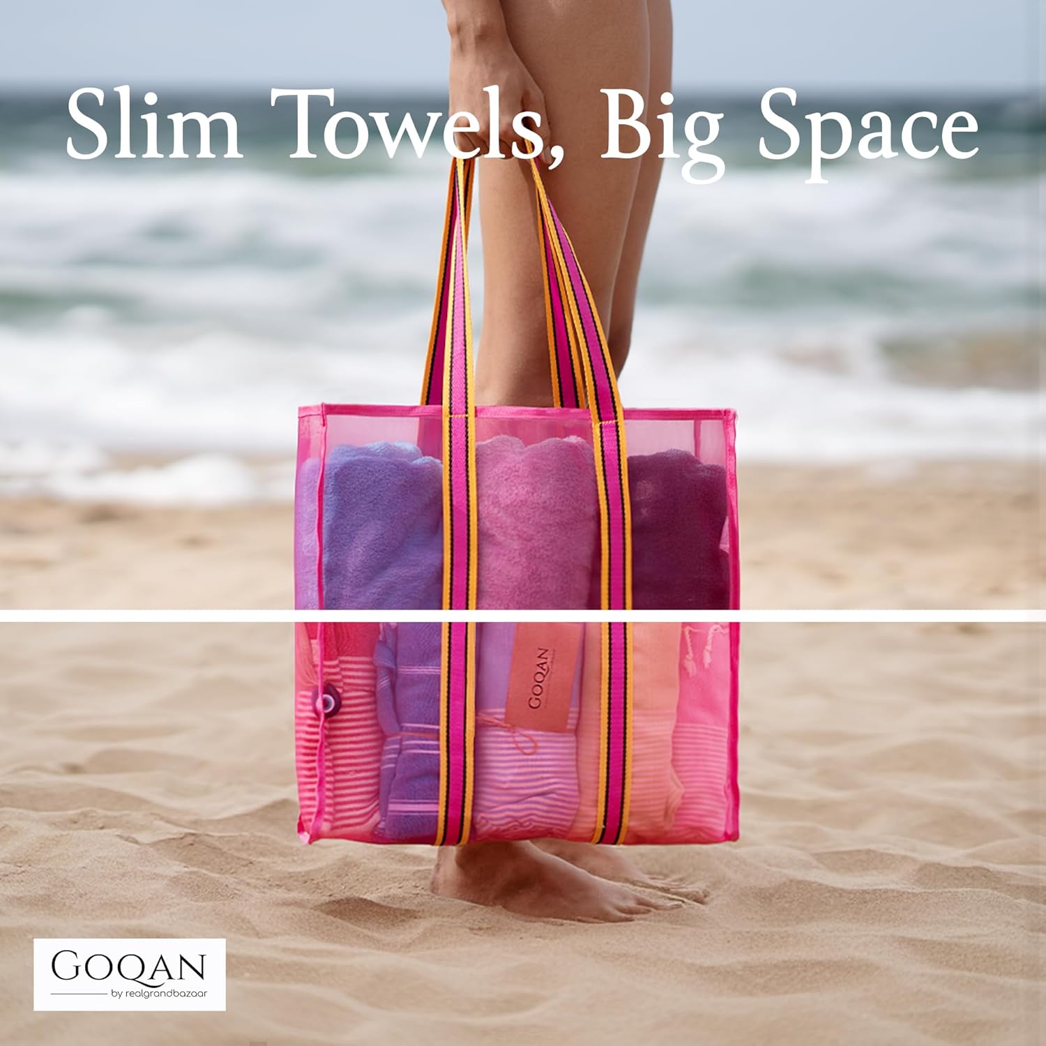 GOQAN Oversized Beach Towel 39x71