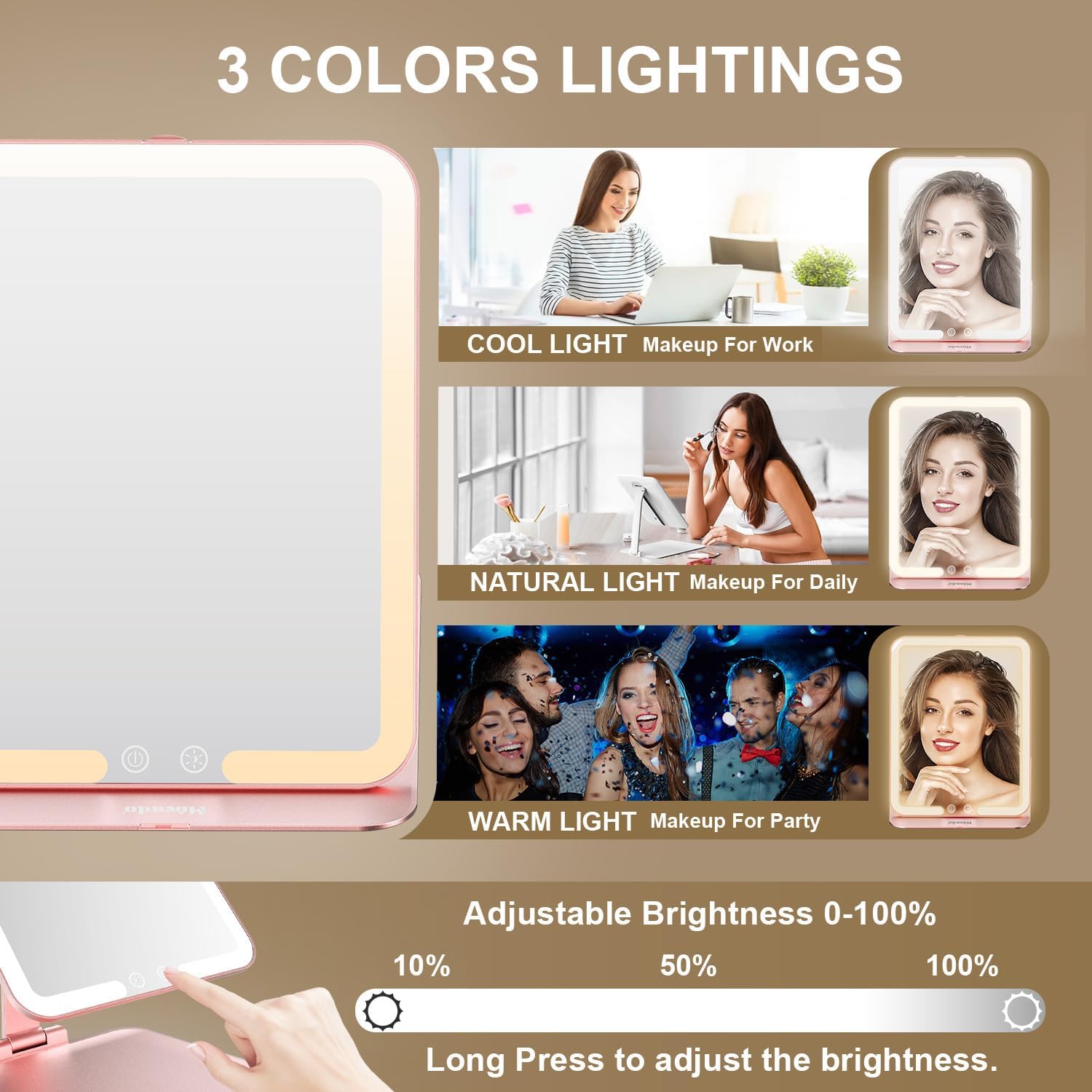 Moccus Travel Makeup Mirror