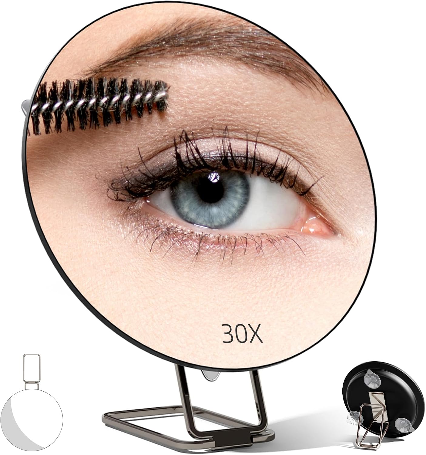 30x Magnifying Mirror - Travel Portable