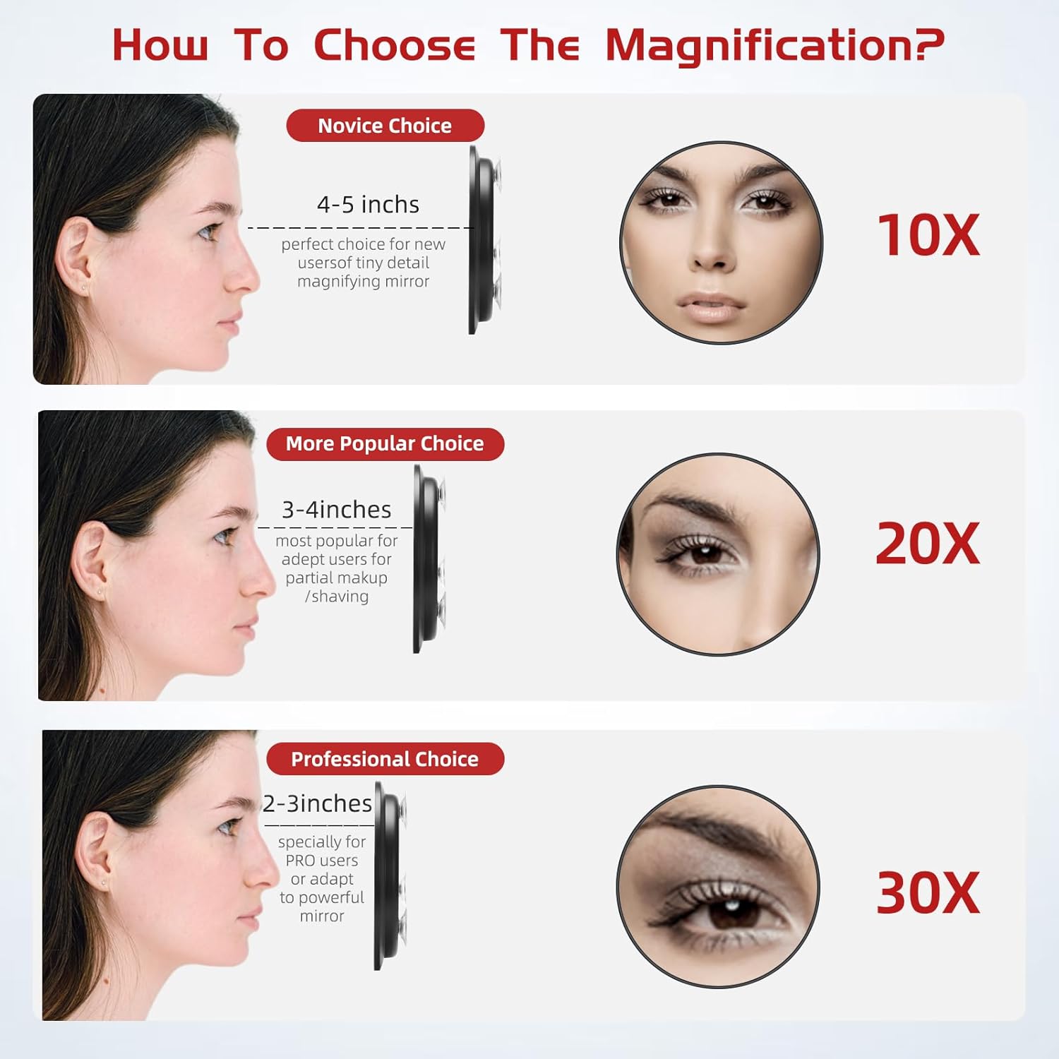30X Magnifying Mirror