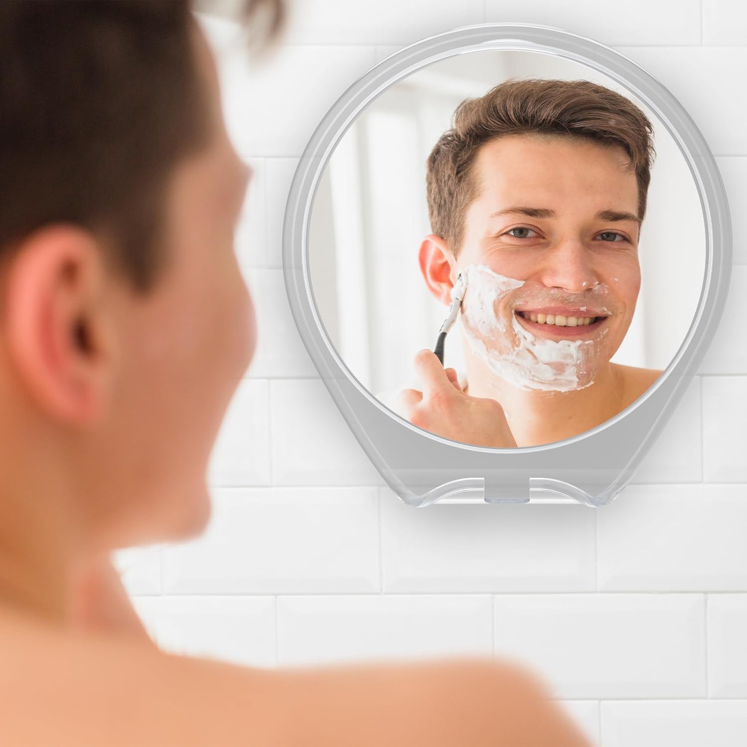 HoneyBull Shower Mirror for Shaving