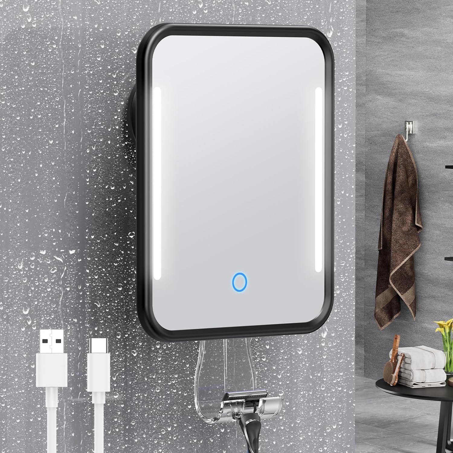 Gospire Heated Shower Mirror Smooth Grooming Experience