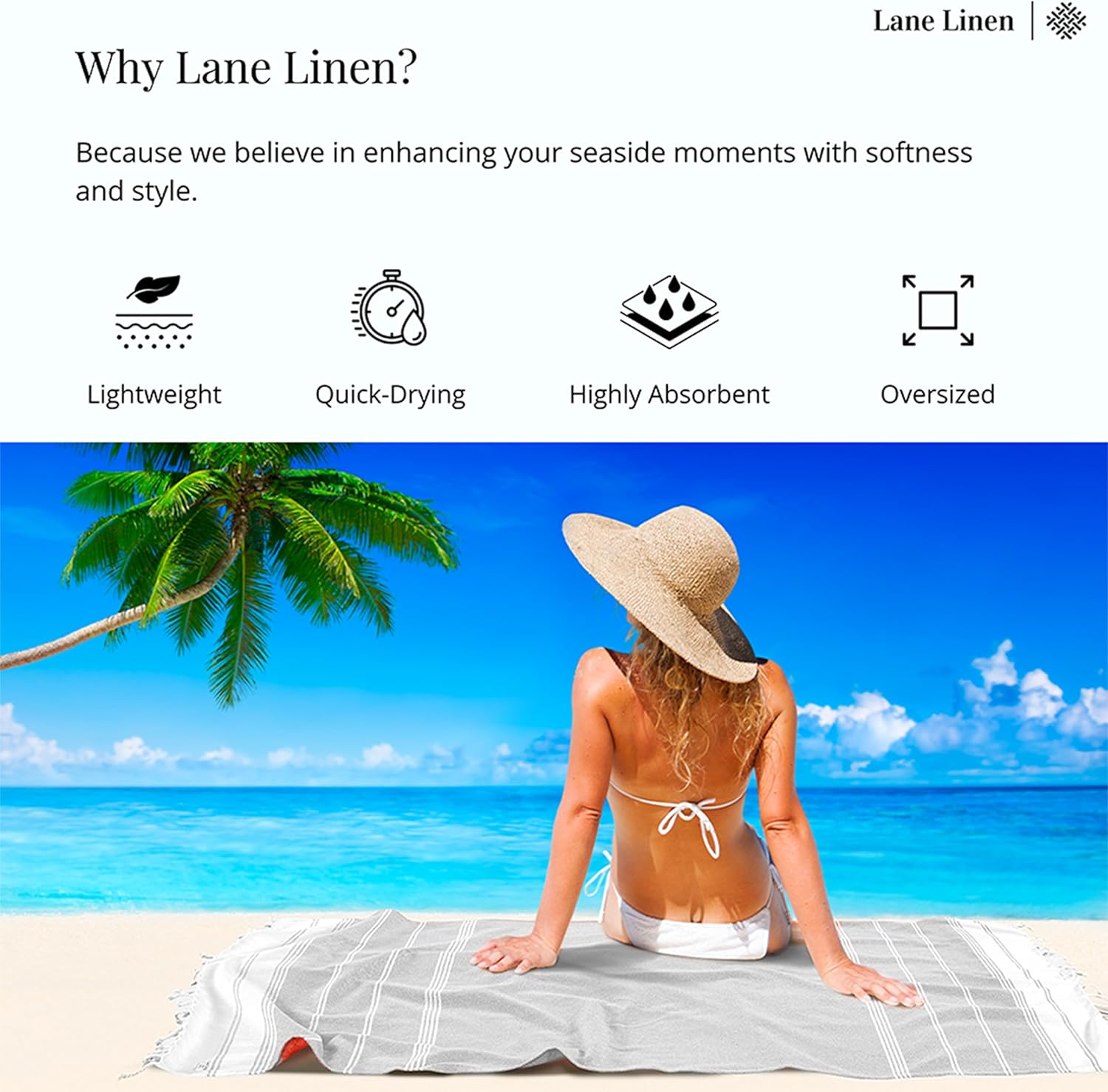 lanenlinen beach towels 4 pack