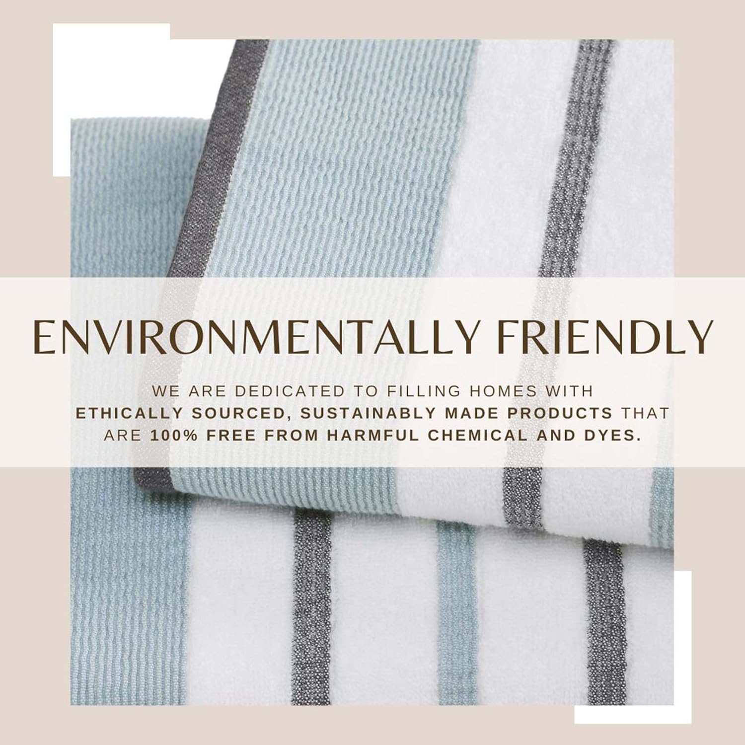 Luxurious Bath Towel Set with Eucalyptus Grey