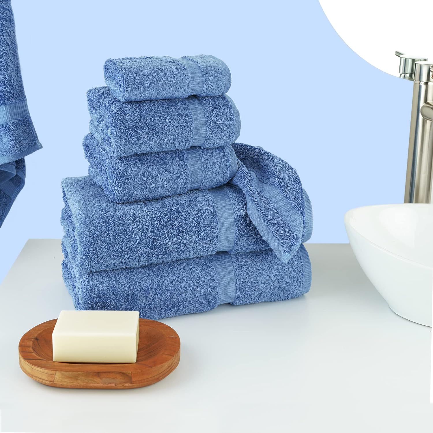 Chakir Luxury 6-Piece bath towel set