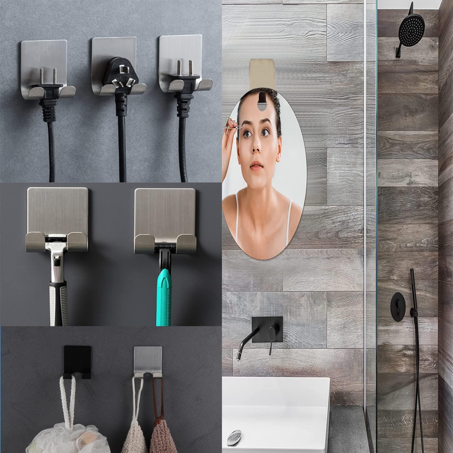 Deluxe Larger Anti-Fog Shower Mirror
