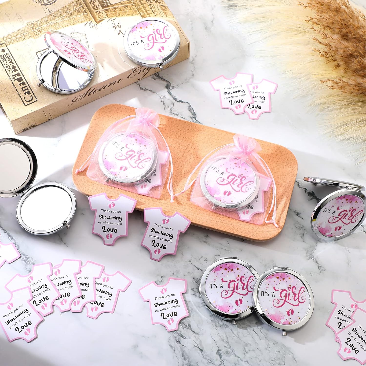 Wesiti 72-Piece Baby Shower Favors Set