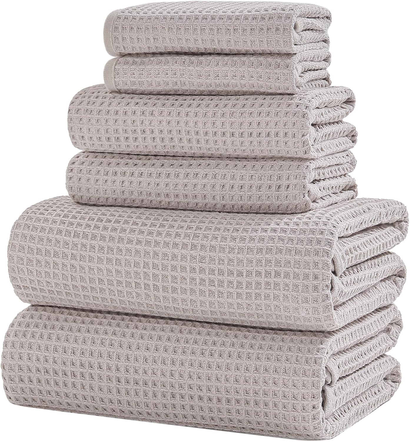 XIQ 40x80 Inch Oversized Bath Sheets 6PCS Set