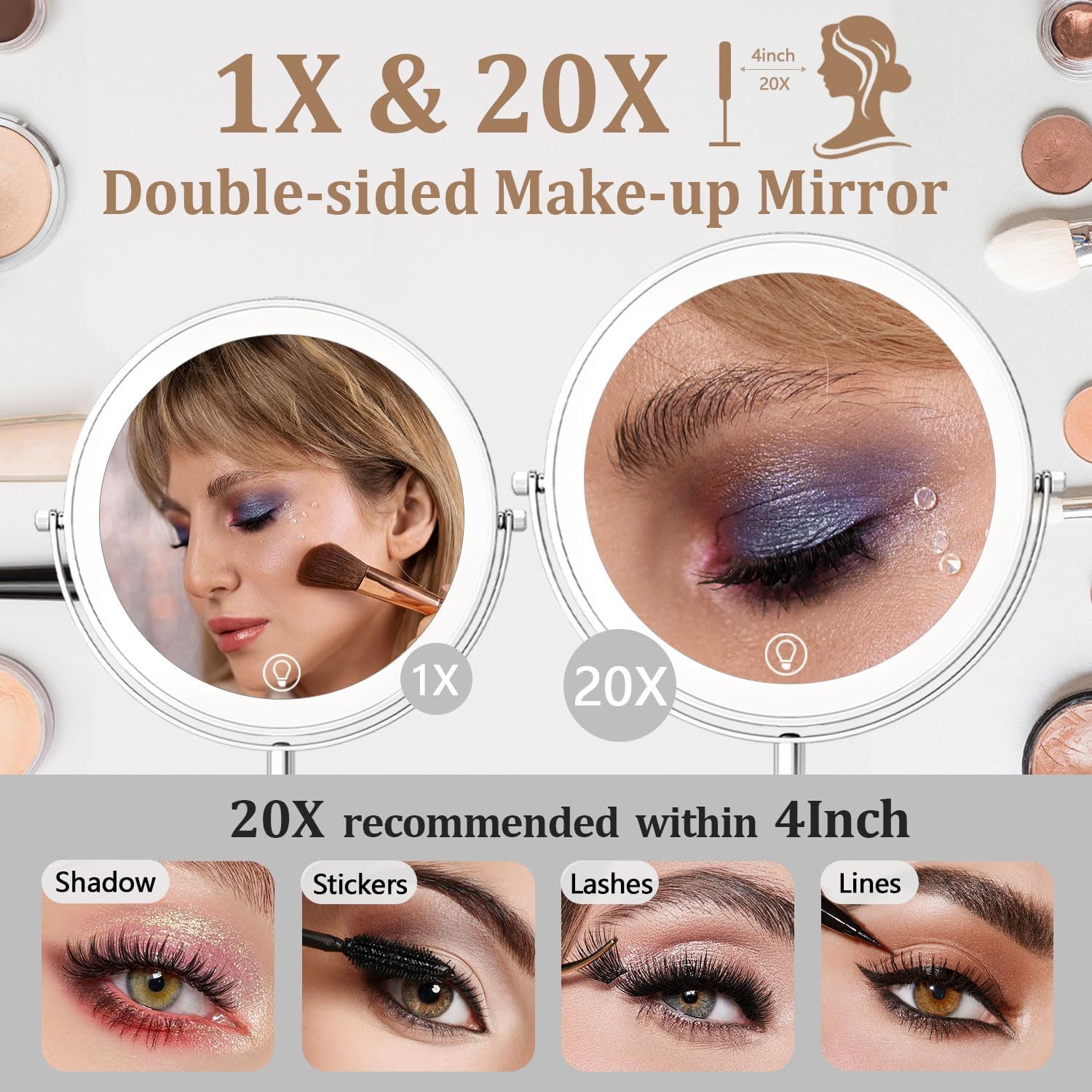Zhuothan Vanity Mirror with Lights