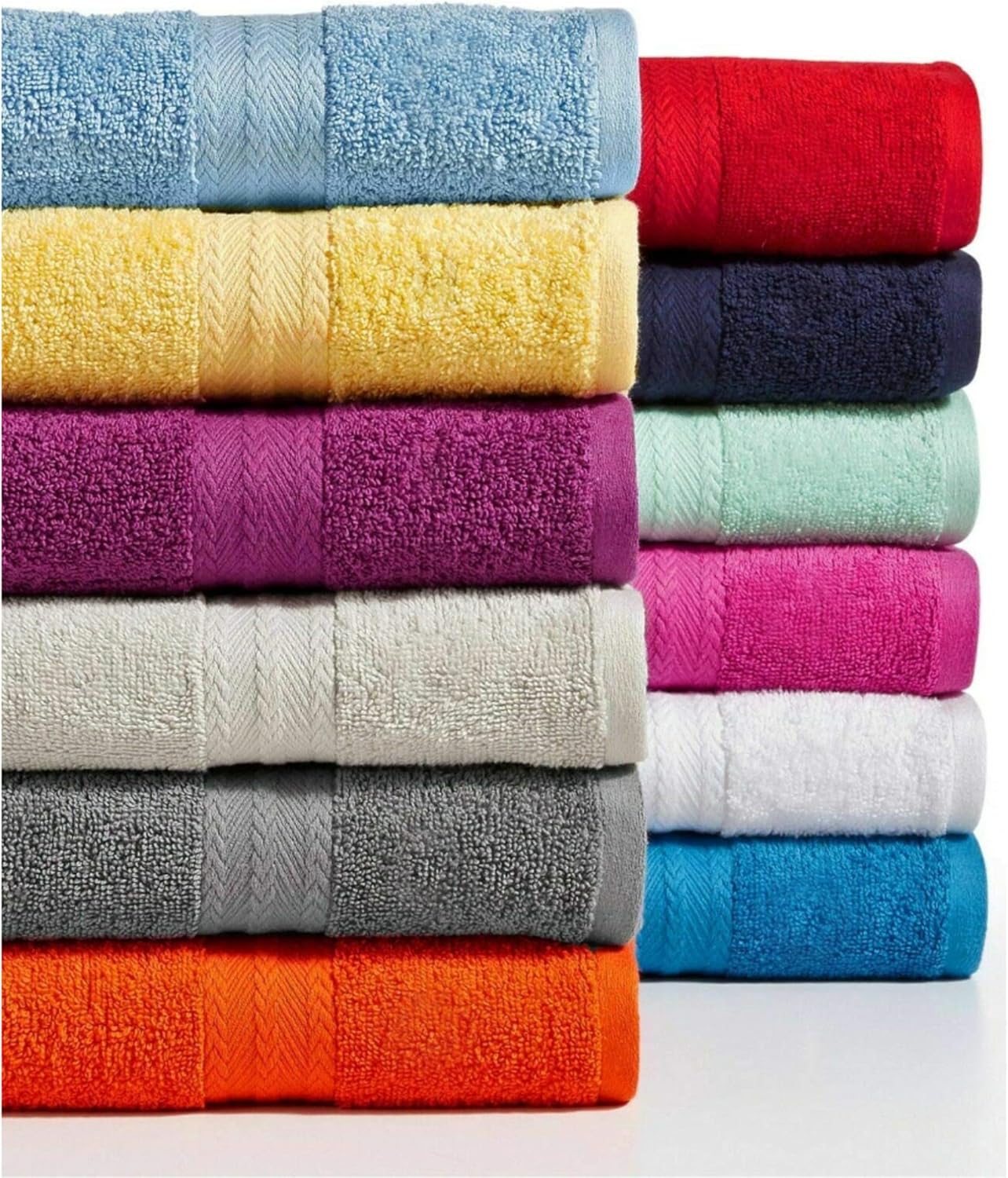 Tommy Hilfiger Modern American Solid Hand Towel 15x27 inches Steel Grey