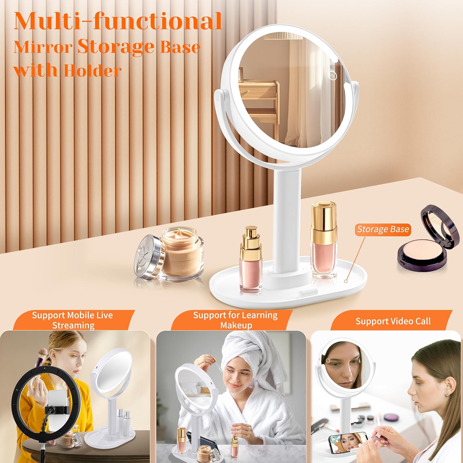 Vanity Mirror 10X LED with Lights