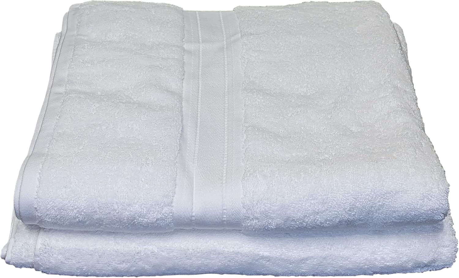 Set of 4 White 35x70 Bath Sheets Supima Cotton