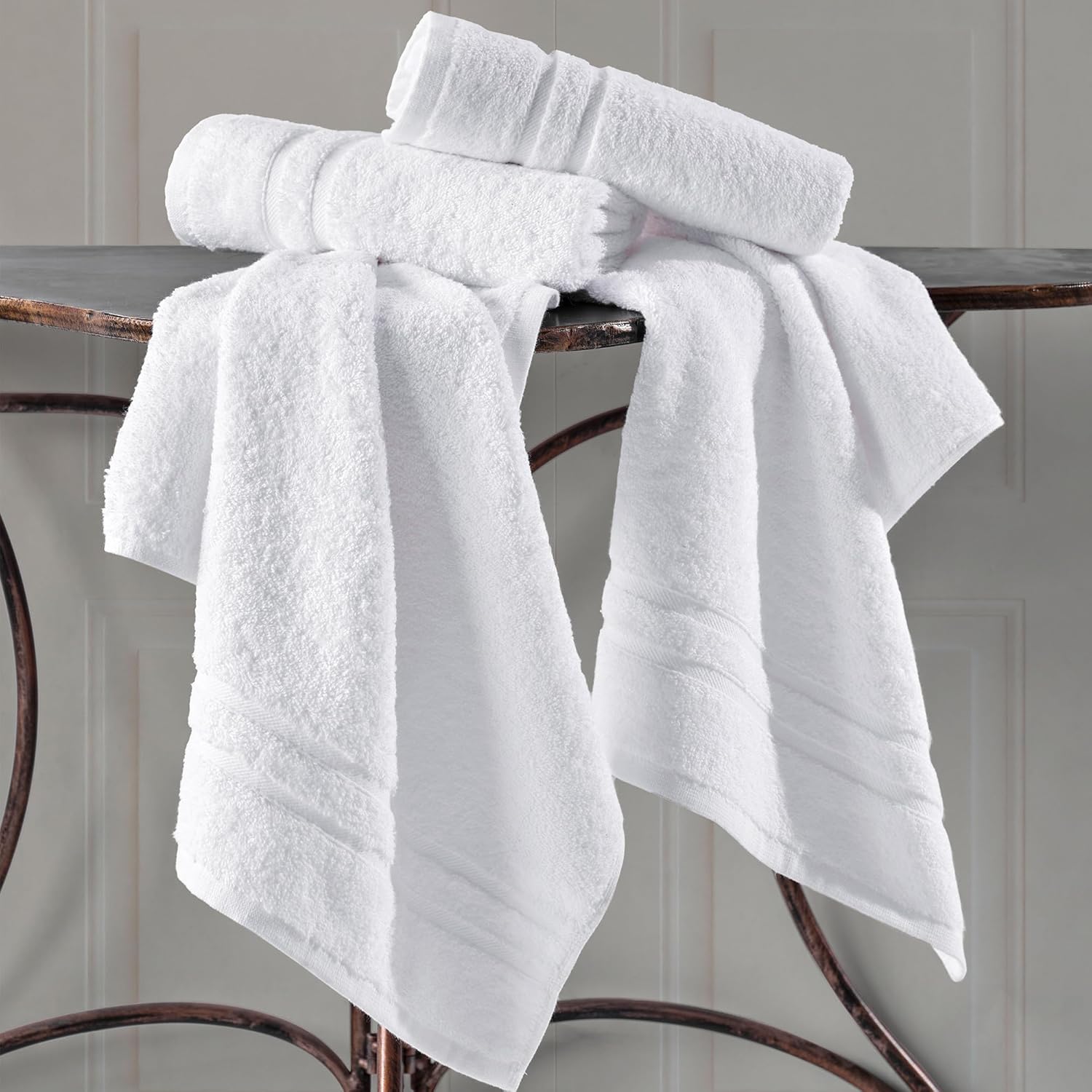 Elegant 16x29 Hand Towels for Home Spa Turkish Cotton