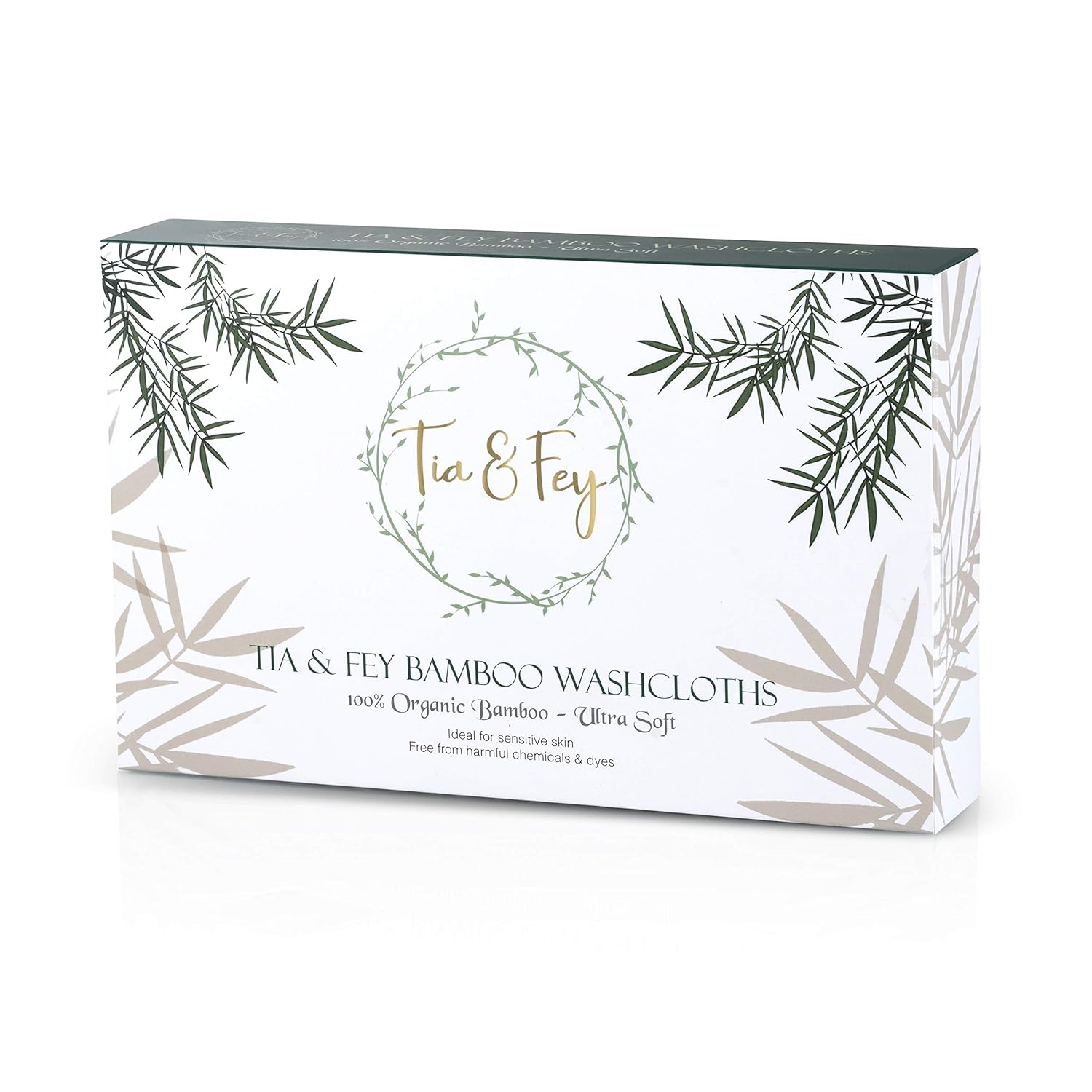Tia Fey Soft Wash Cloths Set of 6 for Sensitive Skin