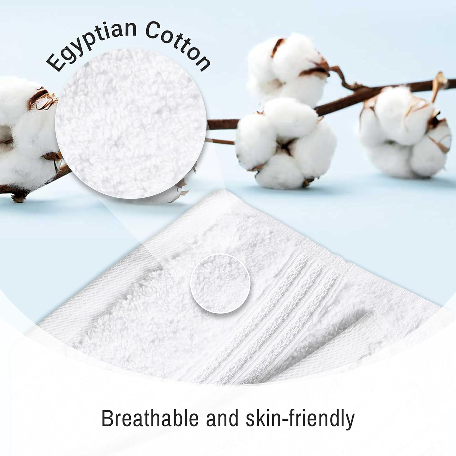 Superior Egyptian Cotton Oversized Bath Towels