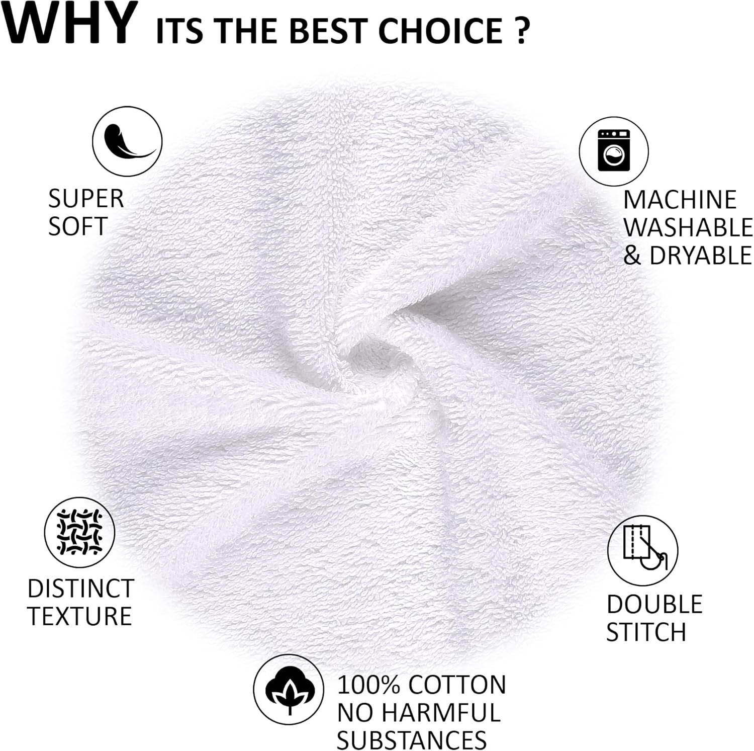 Quick-Dry 27x54 Cotton Towels Set